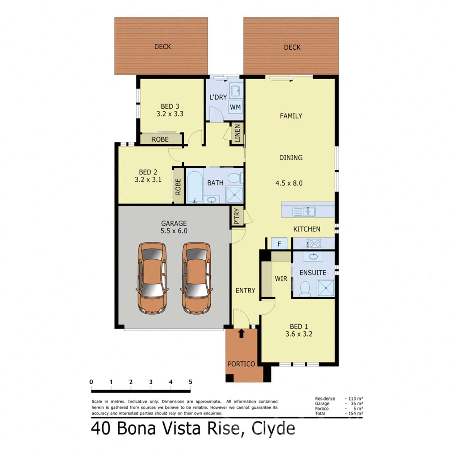 Floorplan of Homely house listing, 40 Bona Vista Rise, Clyde VIC 3978