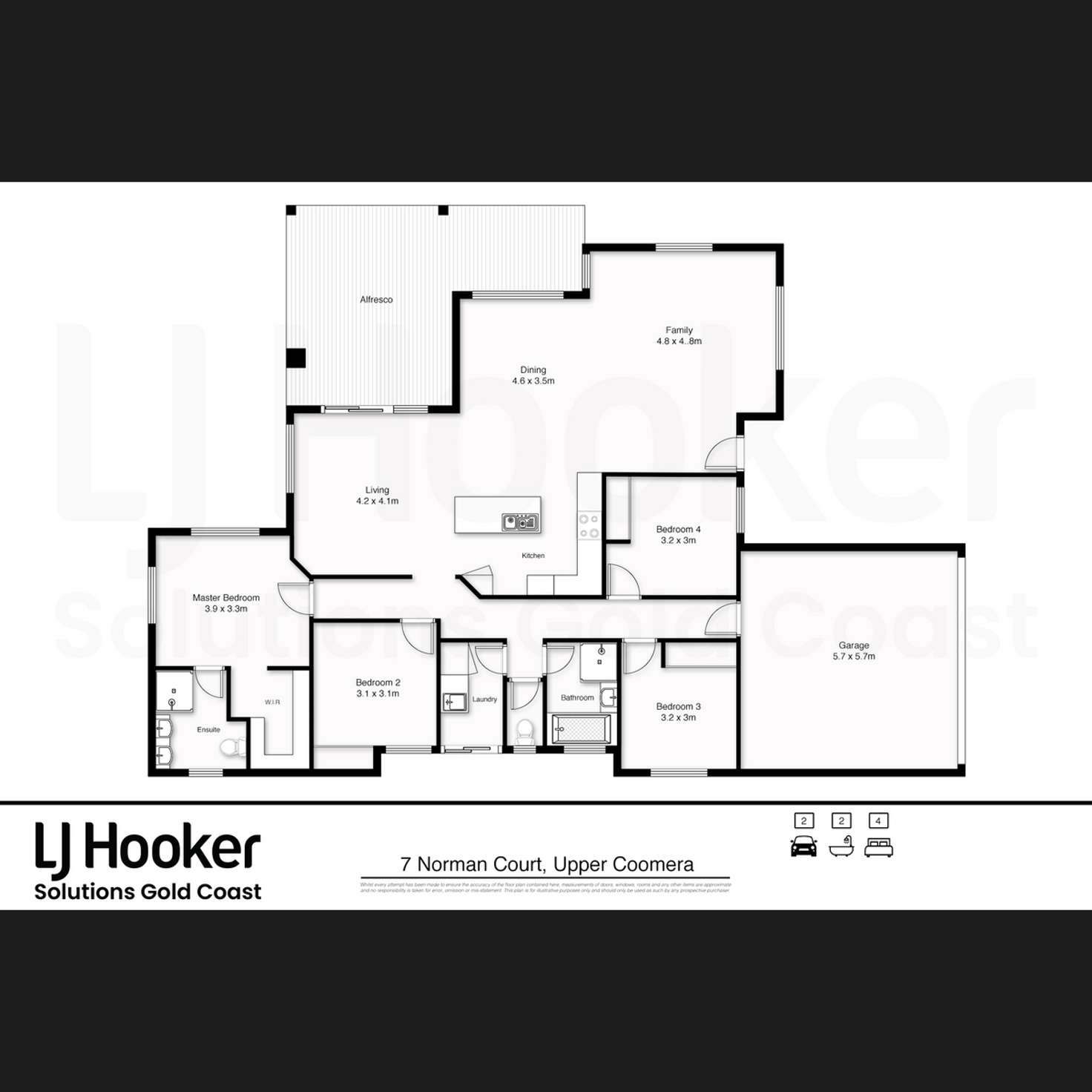 Floorplan of Homely house listing, 7 Norman Court, Upper Coomera QLD 4209