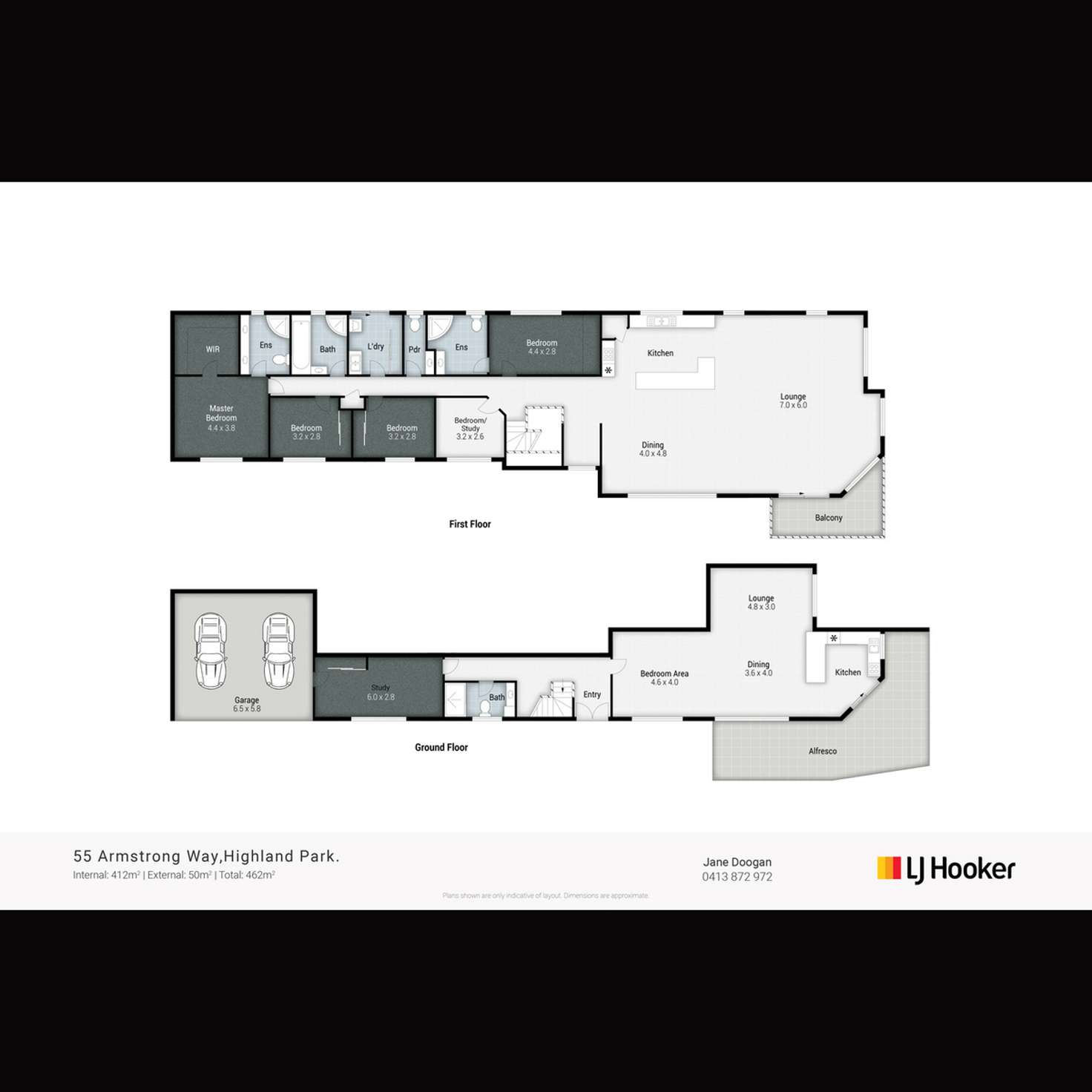 Floorplan of Homely house listing, 55 Armstrong Way, Highland Park QLD 4211