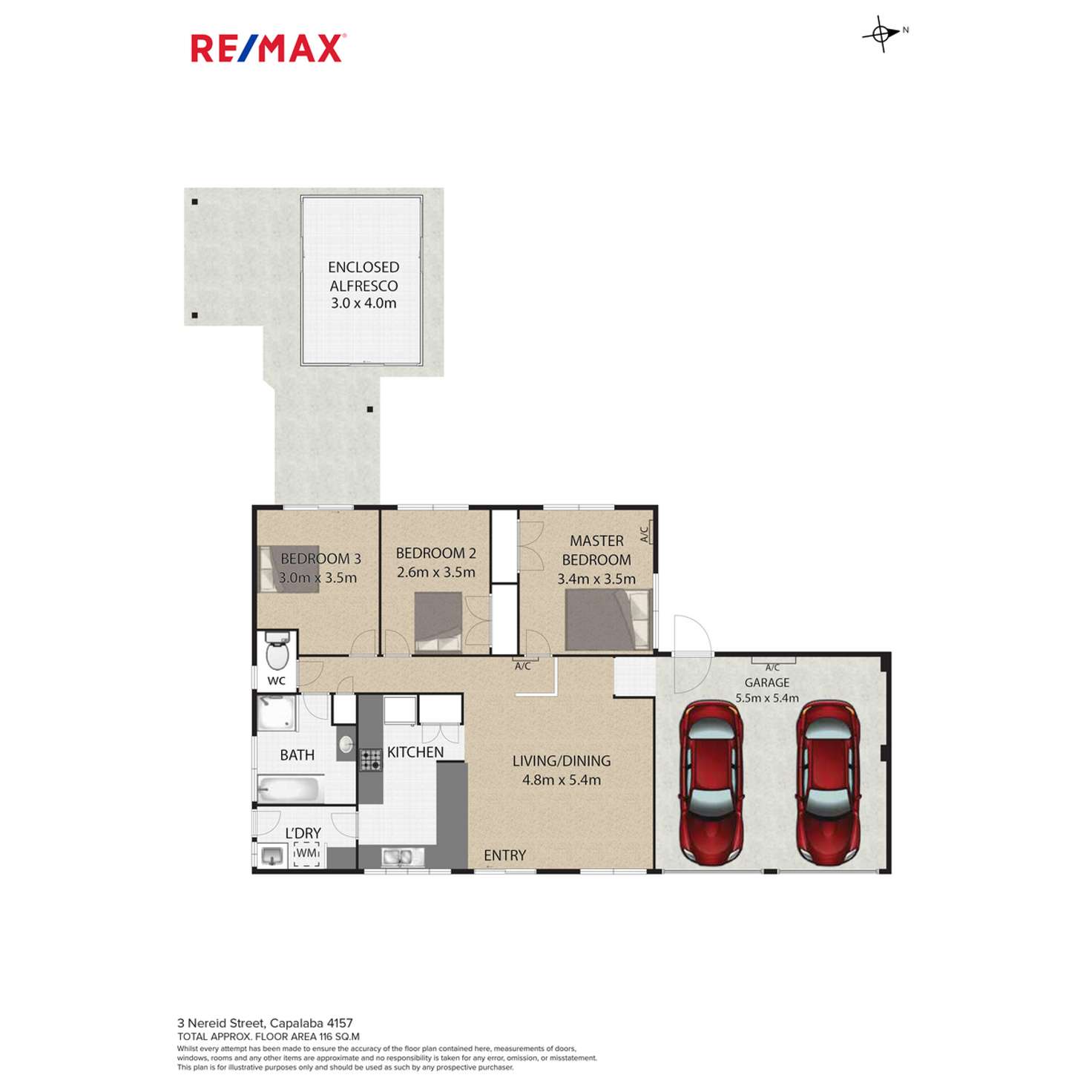 Floorplan of Homely house listing, 3 Nereid Street, Capalaba QLD 4157