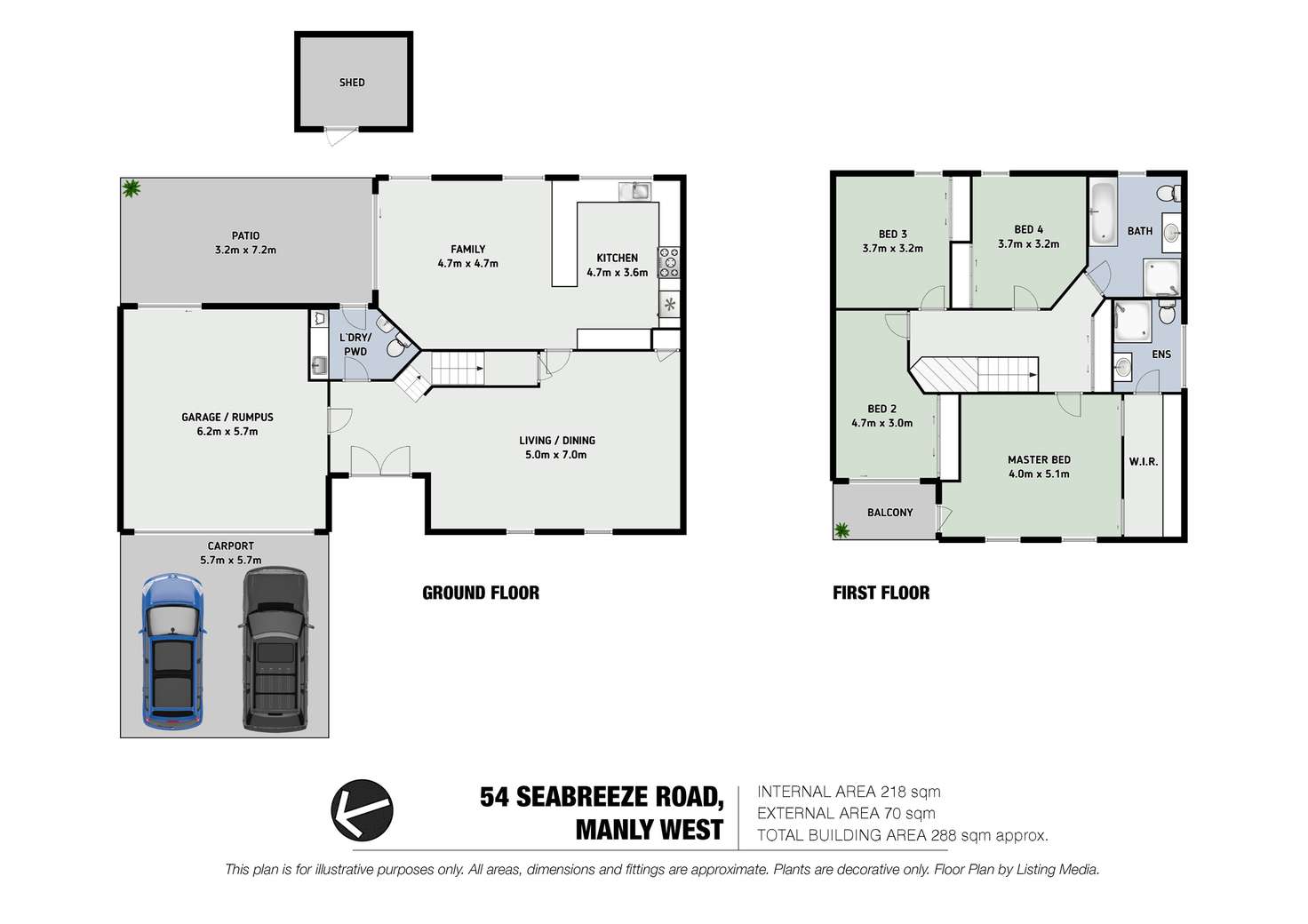 Floorplan of Homely house listing, 54 Seabreeze Road, Manly West QLD 4179