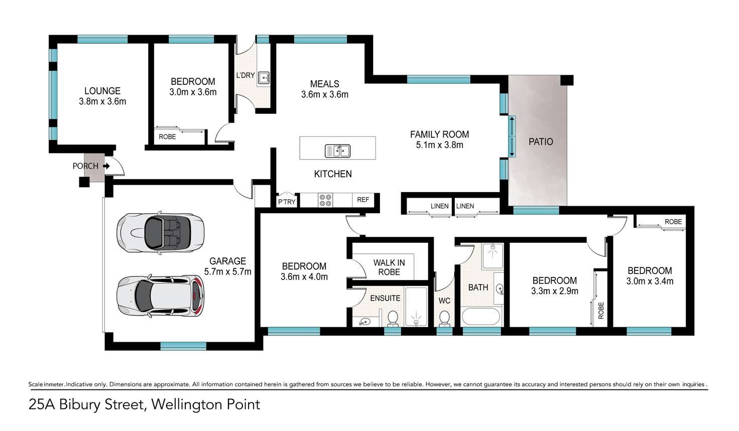 Floorplan of Homely house listing, 25A Bibury Street, Wellington Point QLD 4160