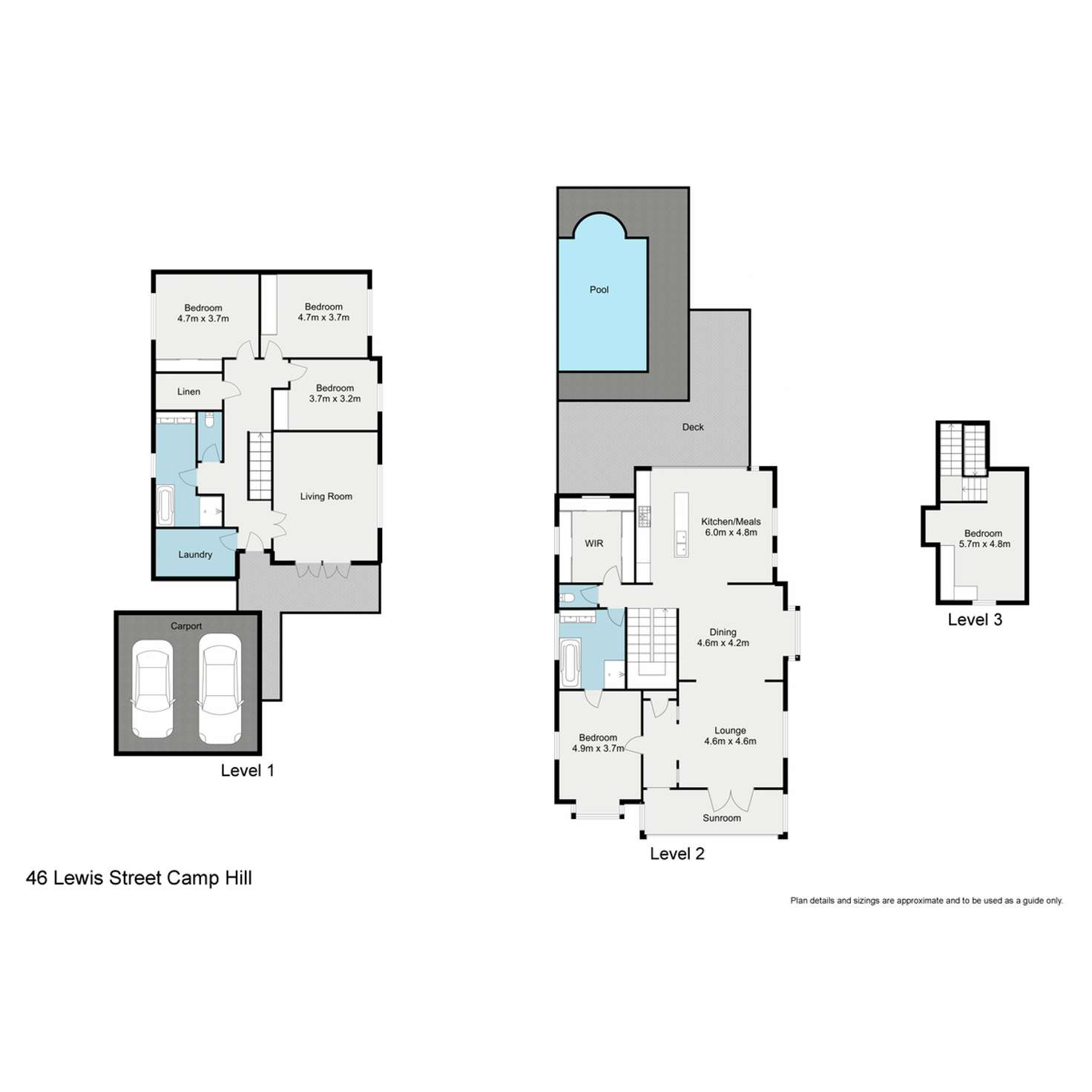 Floorplan of Homely house listing, 46 Lewis Street, Camp Hill QLD 4152