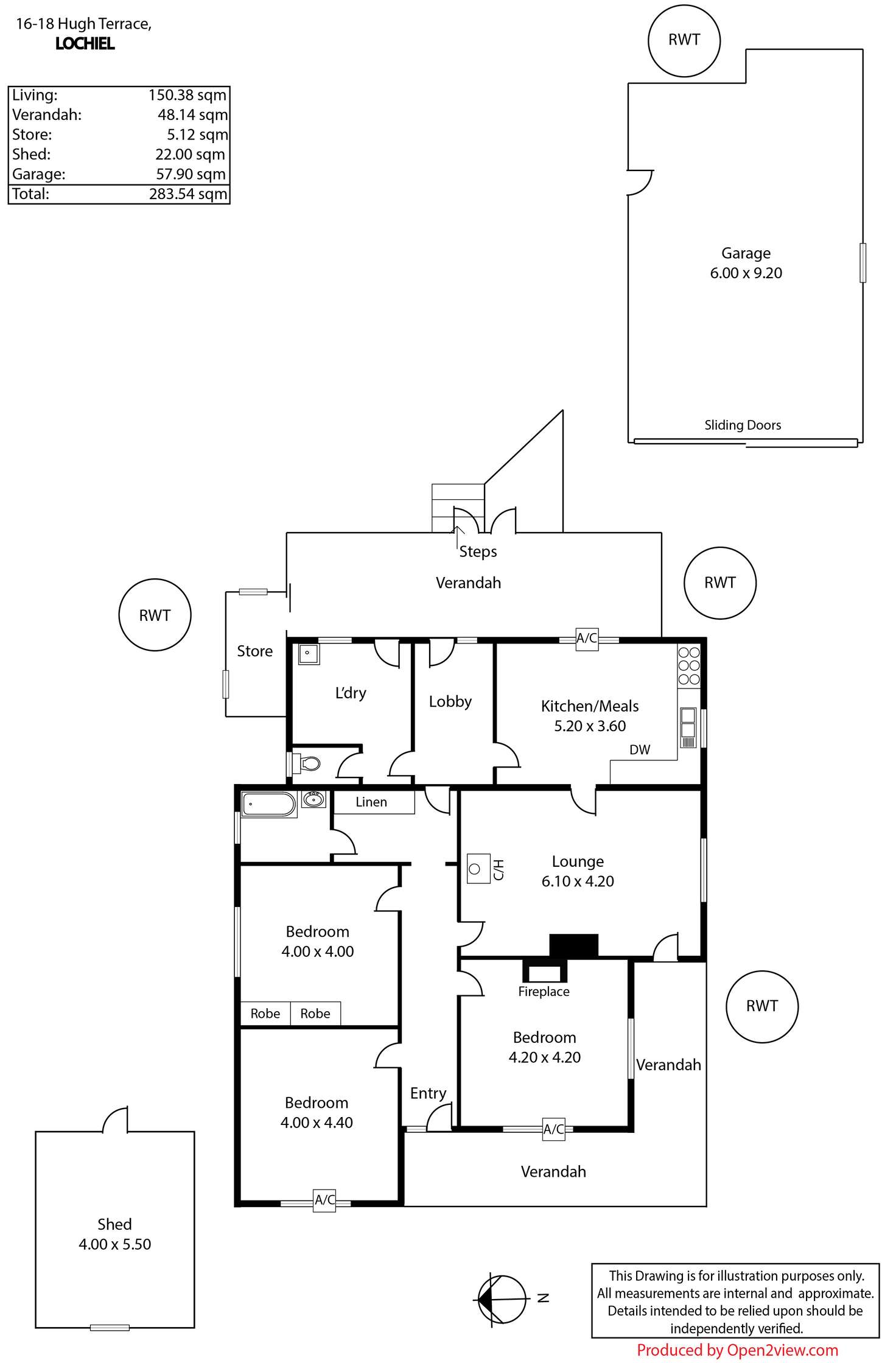 Floorplan of Homely house listing, 109 Hugh Terrace, Lochiel SA 5510