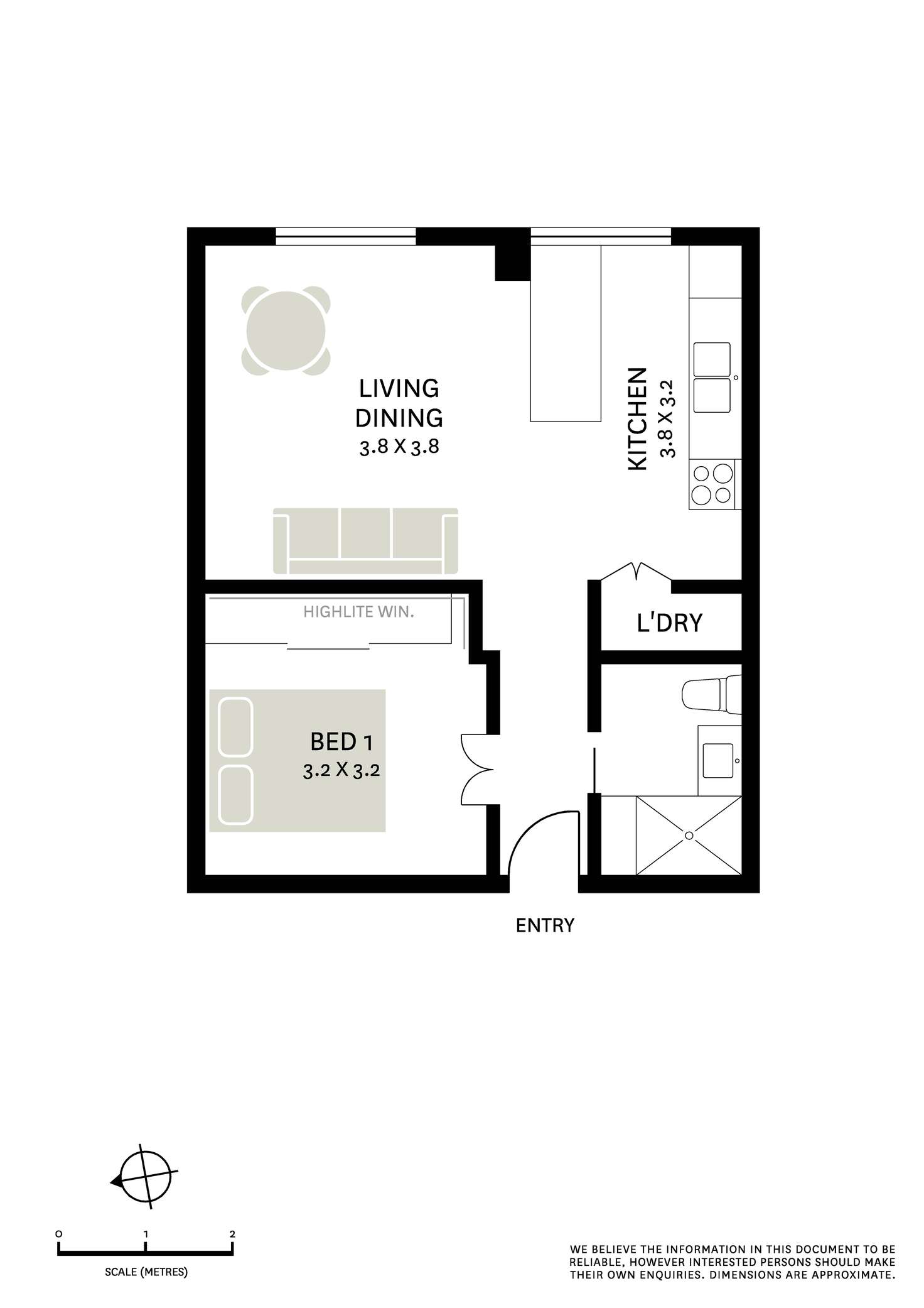 Floorplan of Homely unit listing, 3/189-195 Phillip Street, Waterloo NSW 2017