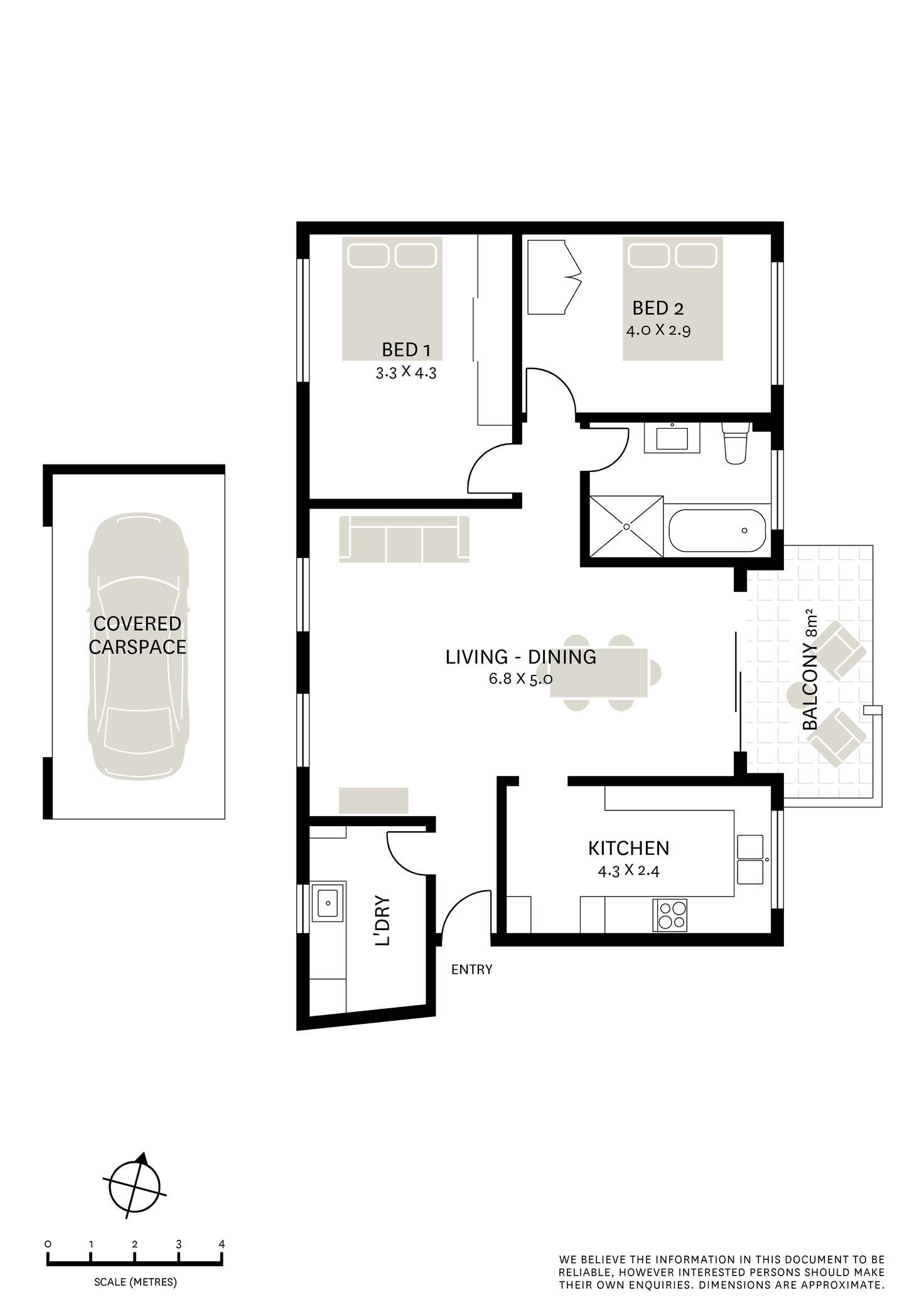 Floorplan of Homely apartment listing, 18/156 Hampden Road, Abbotsford NSW 2046