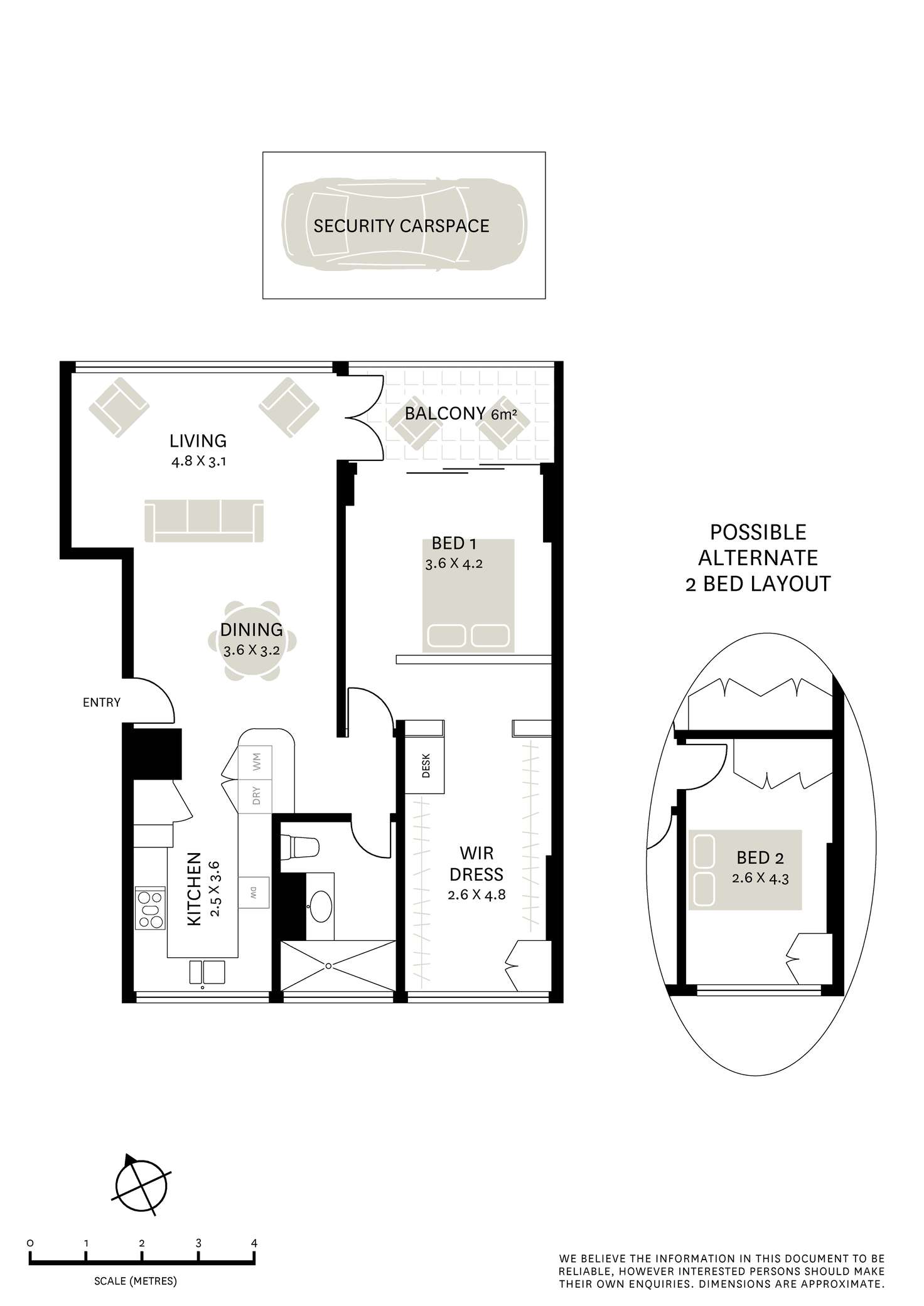 Floorplan of Homely apartment listing, 901/12 Ithaca Road, Elizabeth Bay NSW 2011
