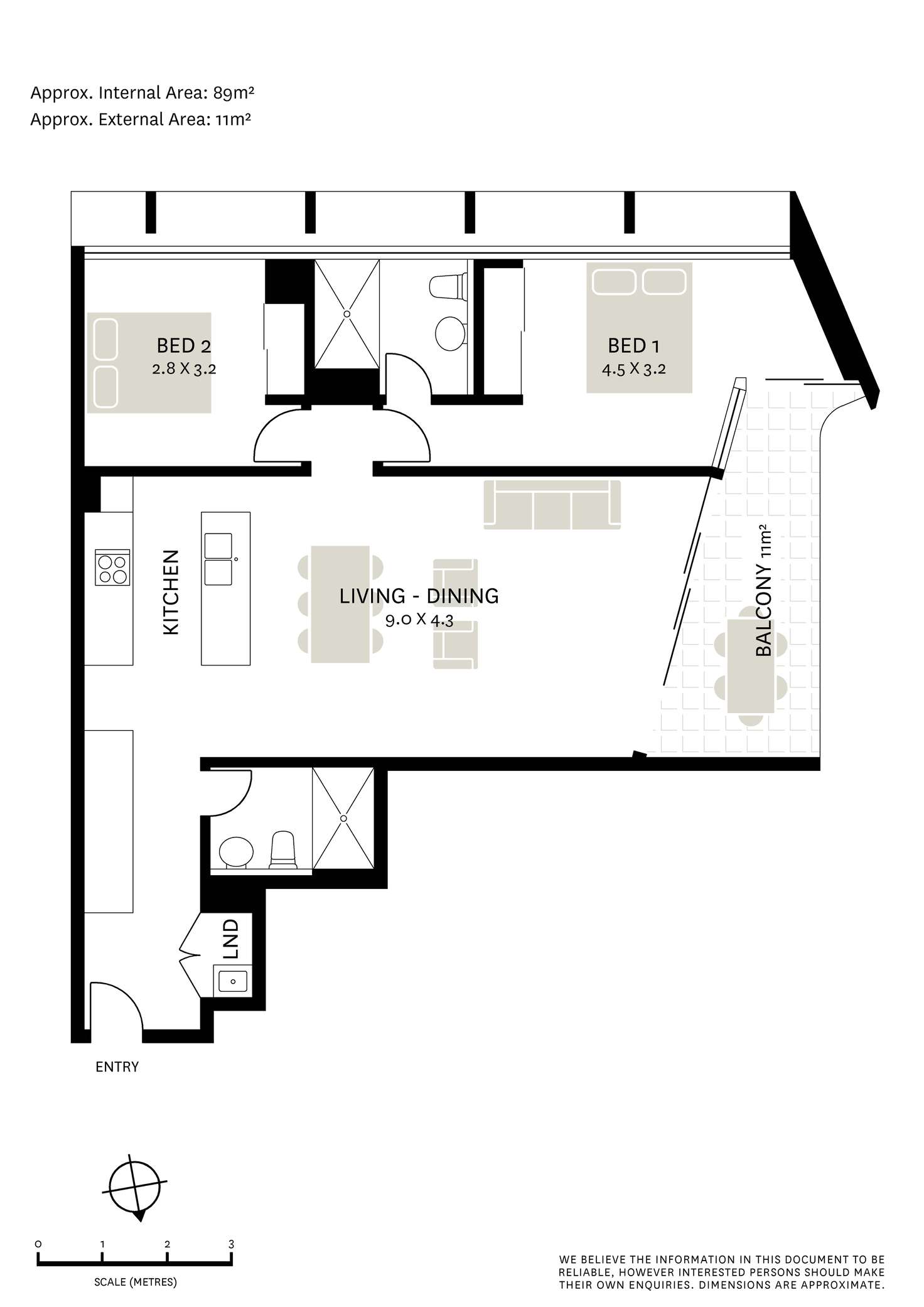 Floorplan of Homely apartment listing, 208/8 Yarraman Avenue, Randwick NSW 2031
