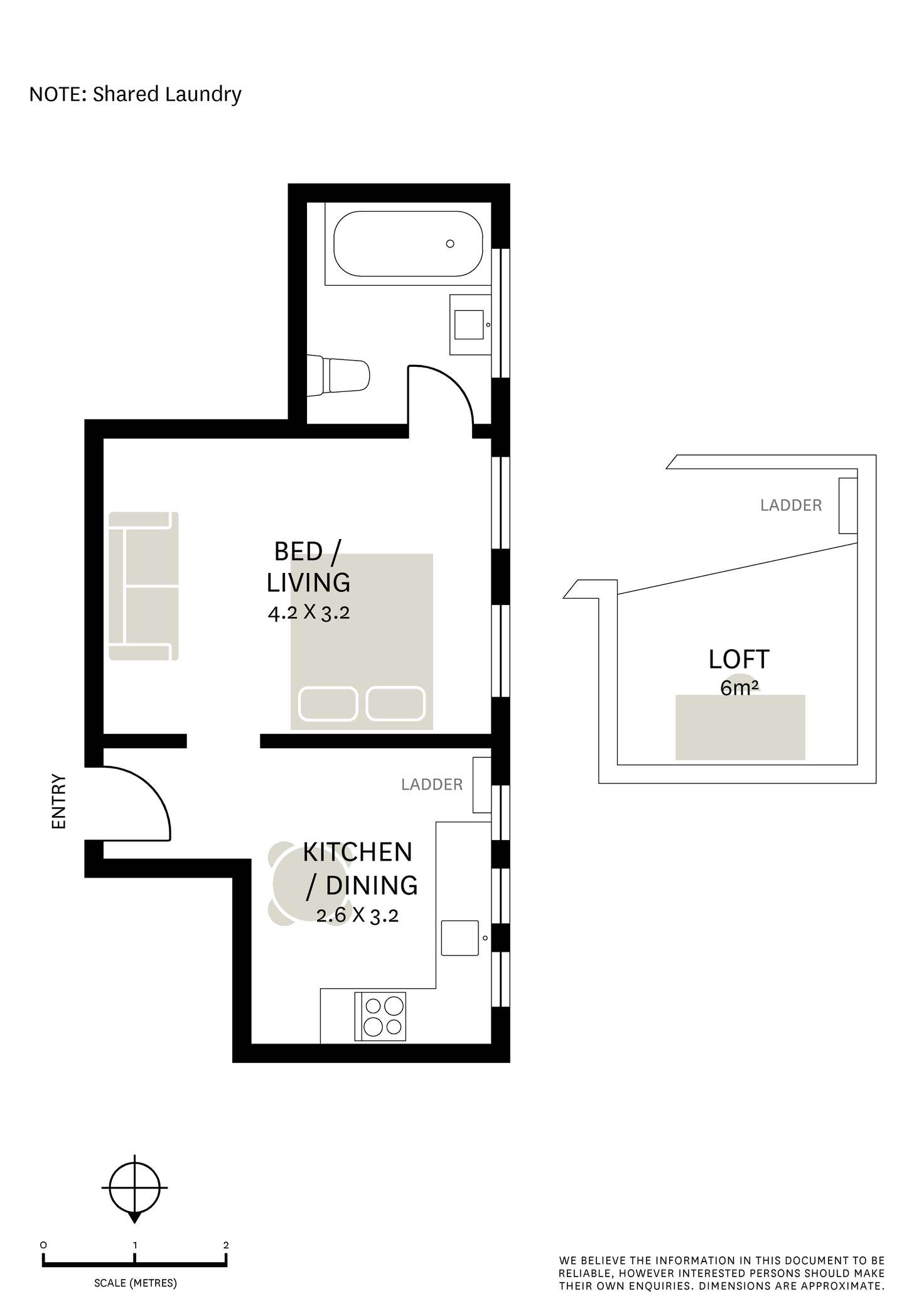 Floorplan of Homely studio listing, 23/251-255 Darlinghurst Road, Darlinghurst NSW 2010
