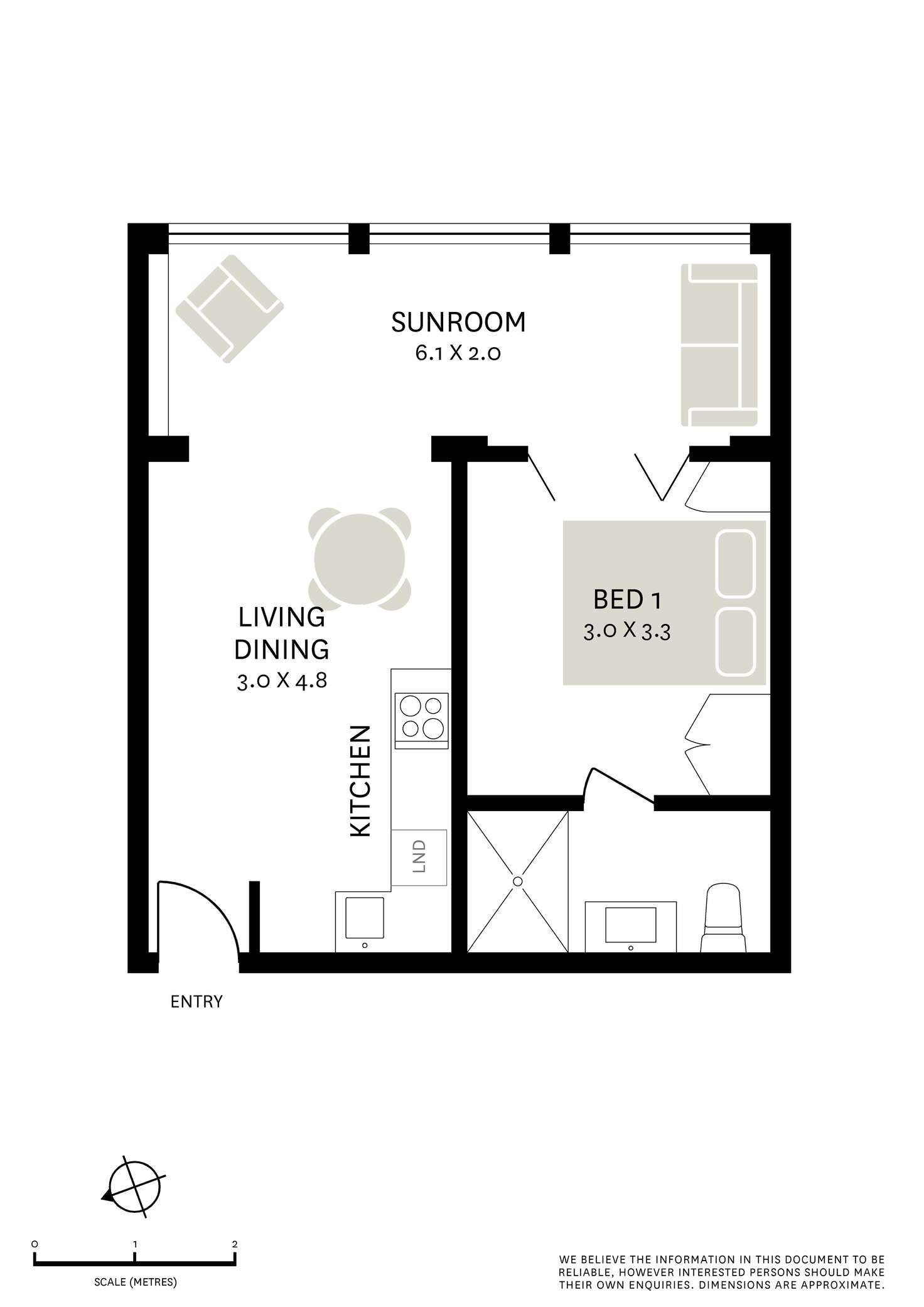 Floorplan of Homely apartment listing, 14/201-205 Darlinghurst Road, Darlinghurst NSW 2010