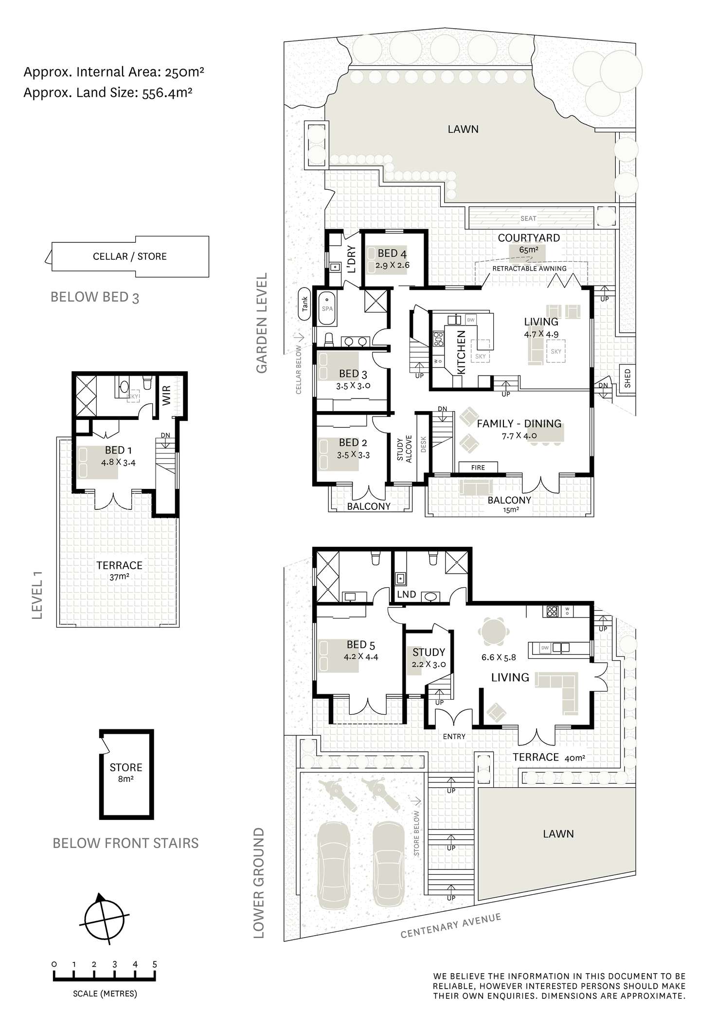 Floorplan of Homely house listing, 5 Centenary Avenue, Hunters Hill NSW 2110