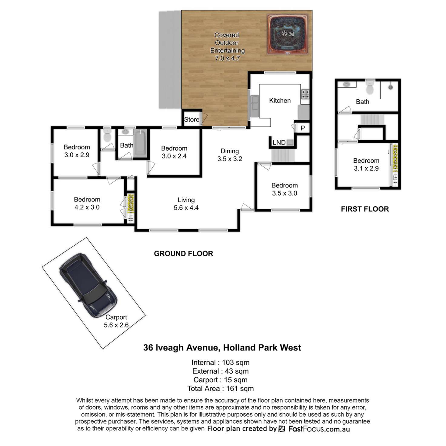 Floorplan of Homely house listing, 36 Iveagh Avenue, Holland Park West QLD 4121