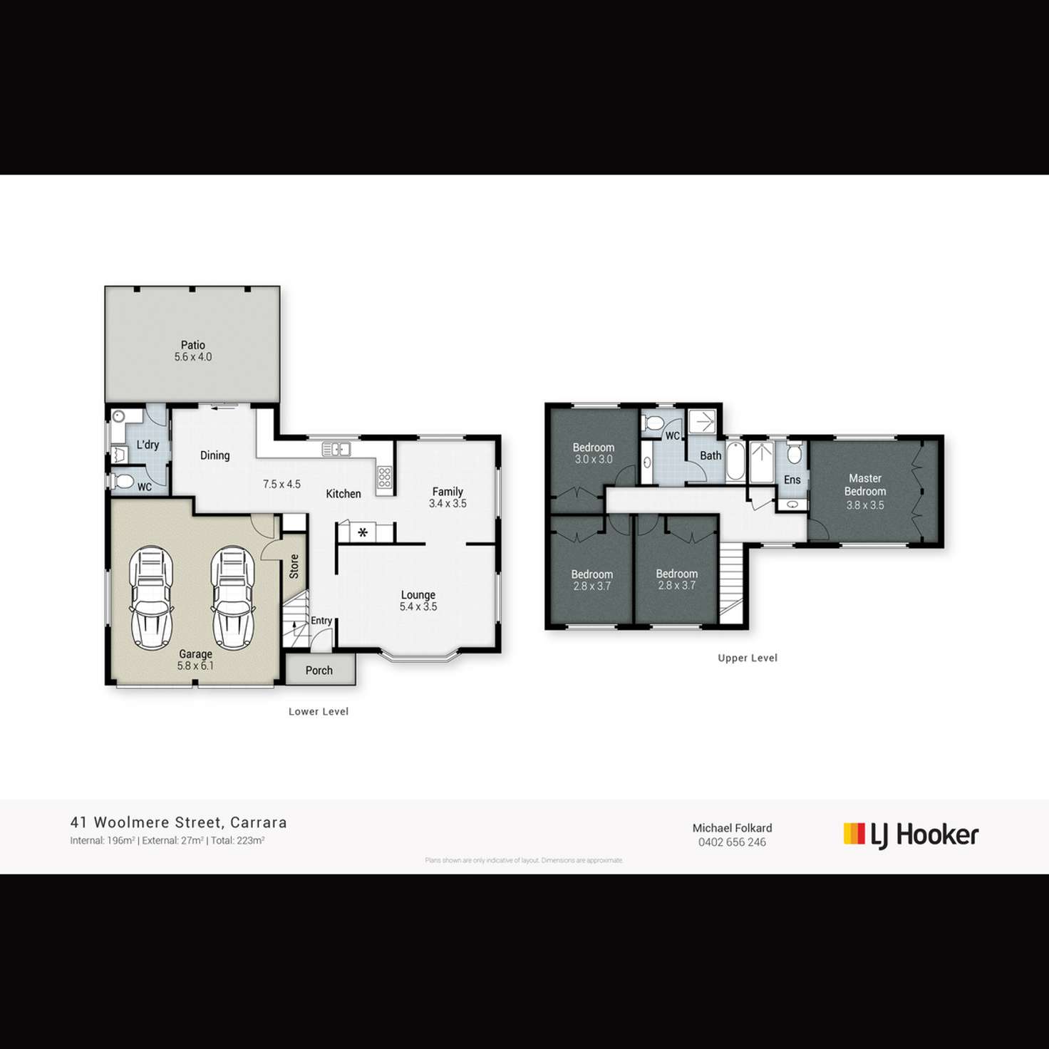 Floorplan of Homely house listing, 41 Woolmere Street, Carrara QLD 4211