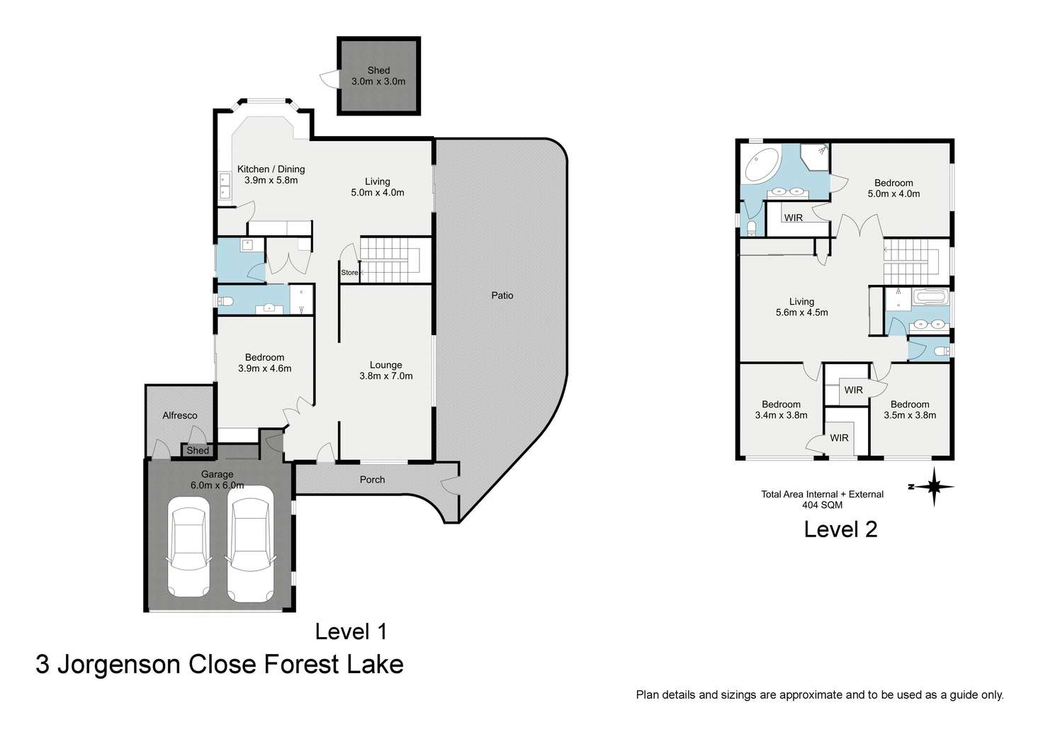 Floorplan of Homely house listing, 3 Jorgenson Close, Forest Lake QLD 4078