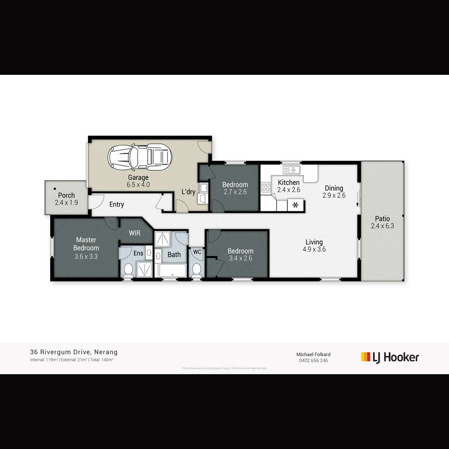 Floorplan of Homely house listing, 36 Rivergum Drive, Nerang QLD 4211