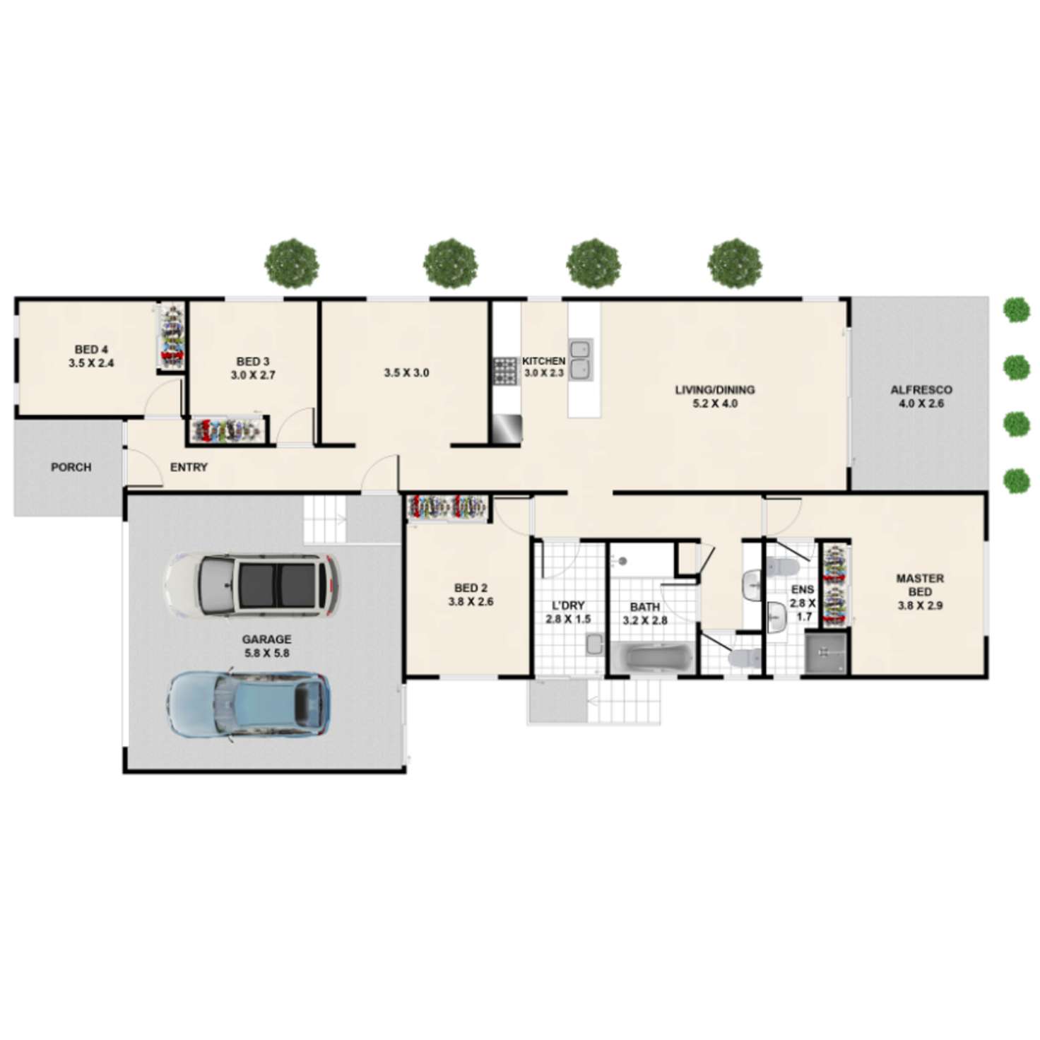 Floorplan of Homely house listing, 29 Hopman Way, Springfield Lakes QLD 4300