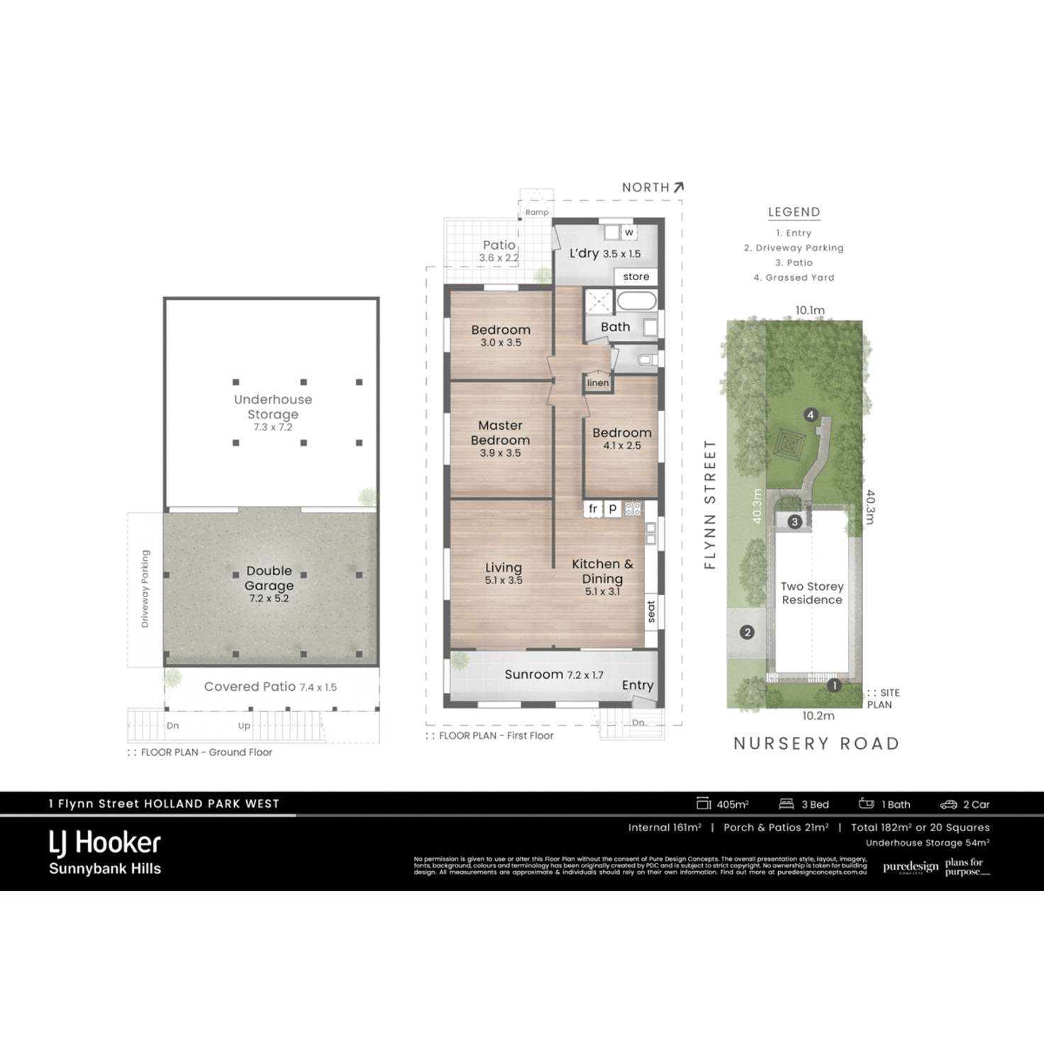 Floorplan of Homely house listing, 1 Flynn Street, Holland Park West QLD 4121