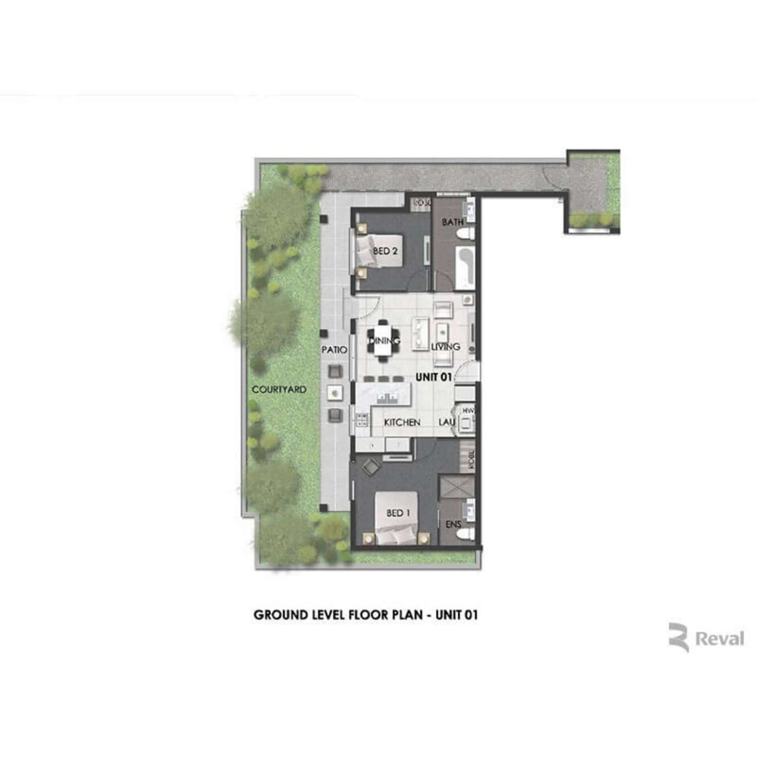 Floorplan of Homely unit listing, 1/27 Gordon Parade, Mount Gravatt East QLD 4122