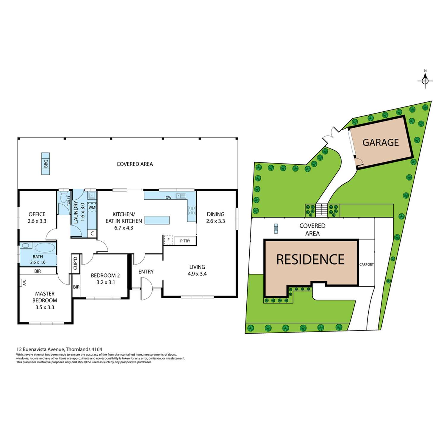 Floorplan of Homely house listing, 12 Buenavista Avenue, Thornlands QLD 4164