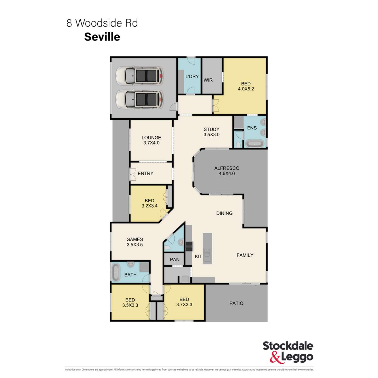 Floorplan of Homely house listing, 8 Woodside Road, Seville VIC 3139