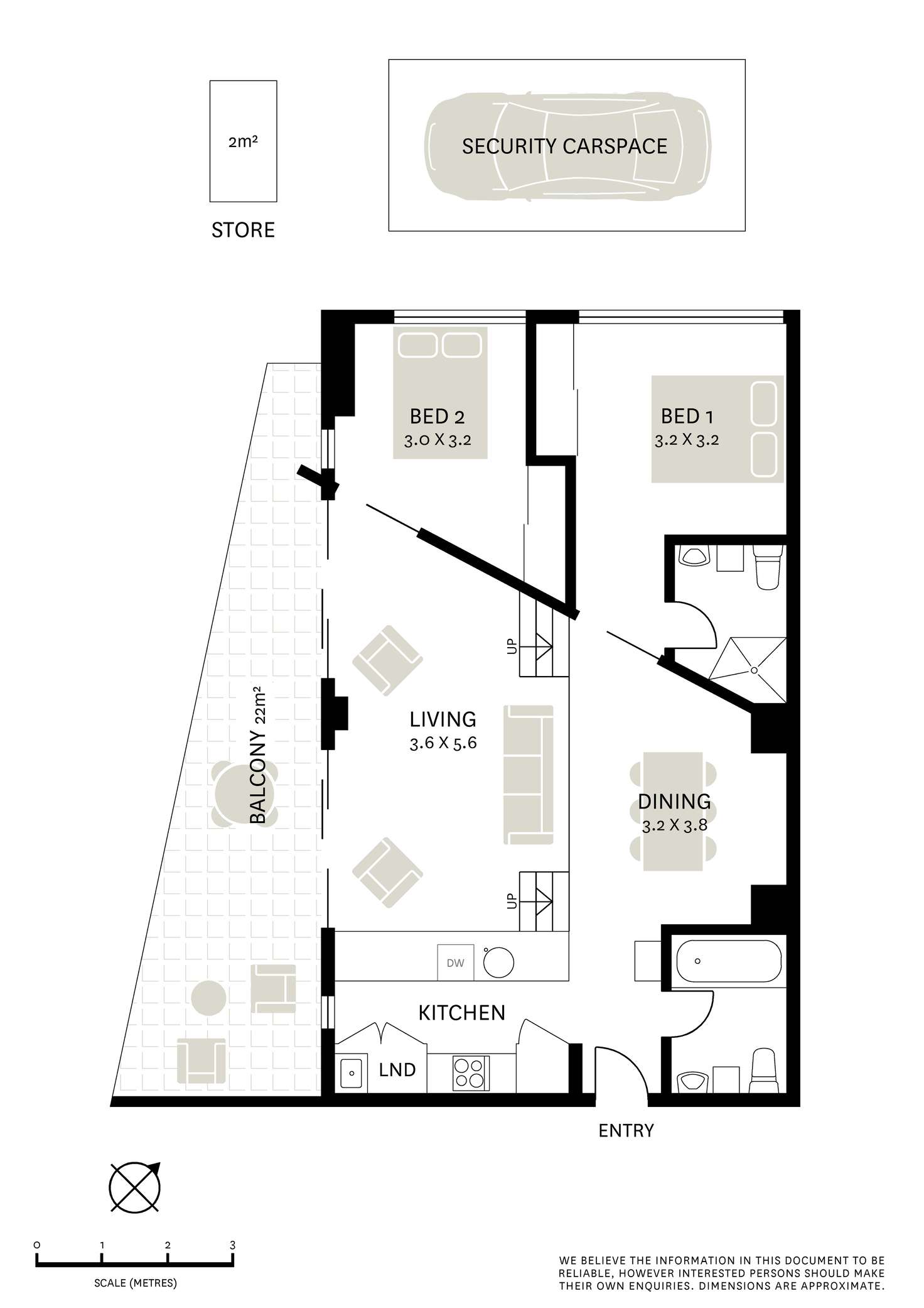 Floorplan of Homely apartment listing, 604/28 Bellevue Street, Surry Hills NSW 2010