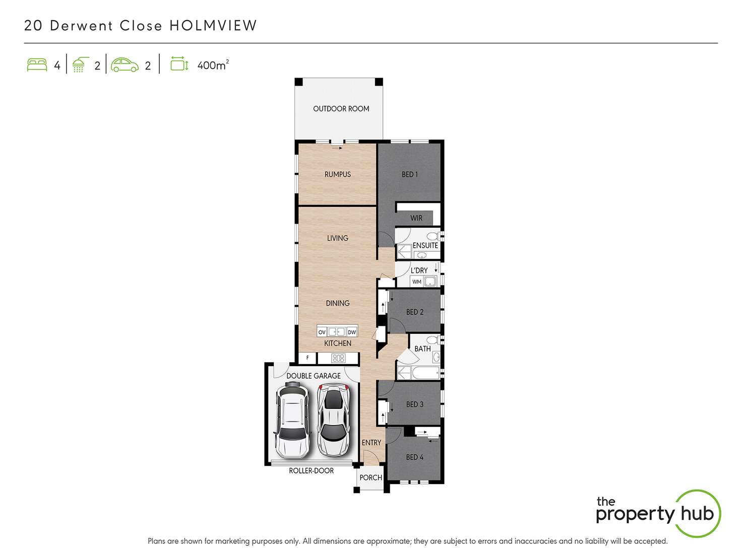 Floorplan of Homely house listing, 20 Derwent Close, Holmview QLD 4207