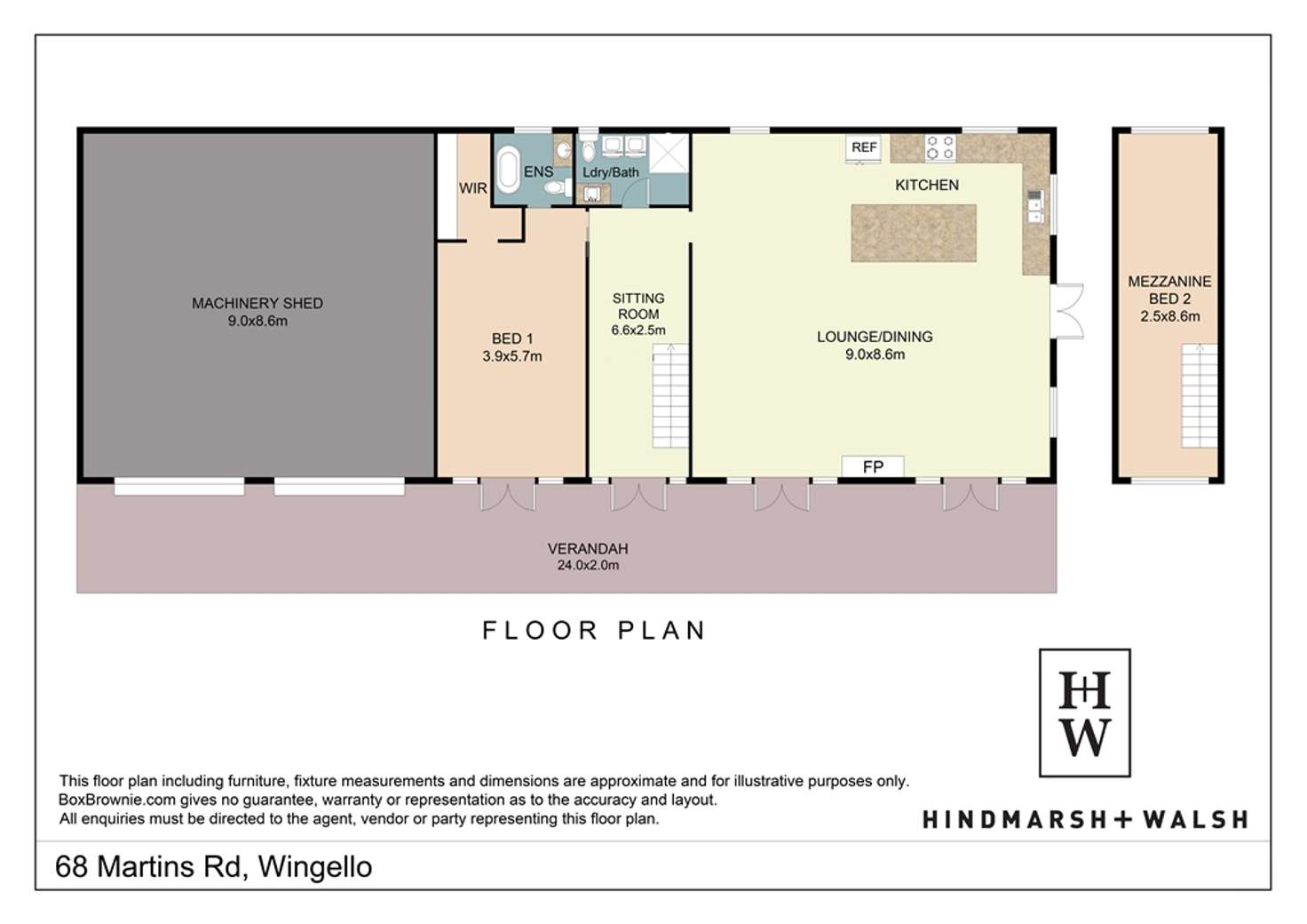 Floorplan of Homely lifestyle listing, 68 Martins Road, Wingello NSW 2579