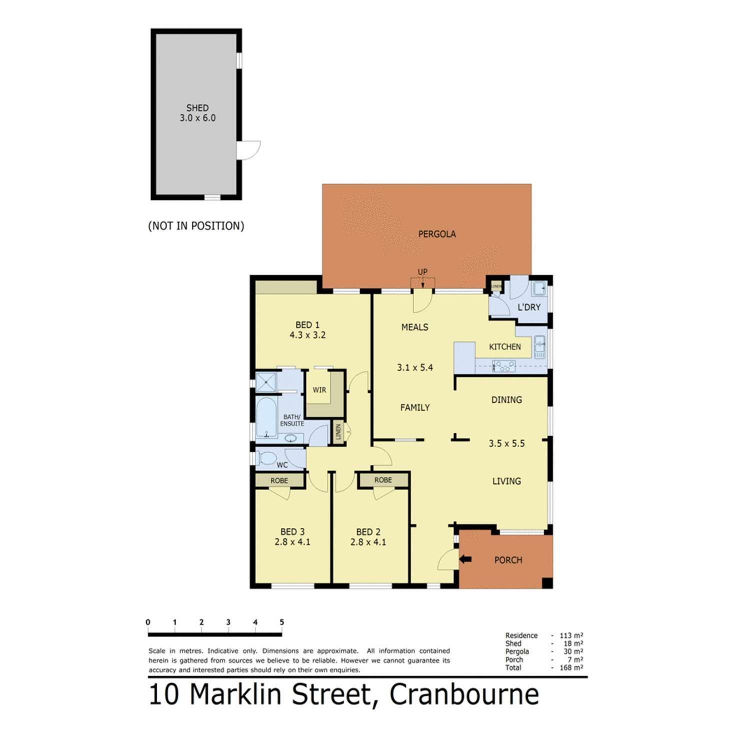 Floorplan of Homely house listing, 10 Marklin Street, Cranbourne VIC 3977