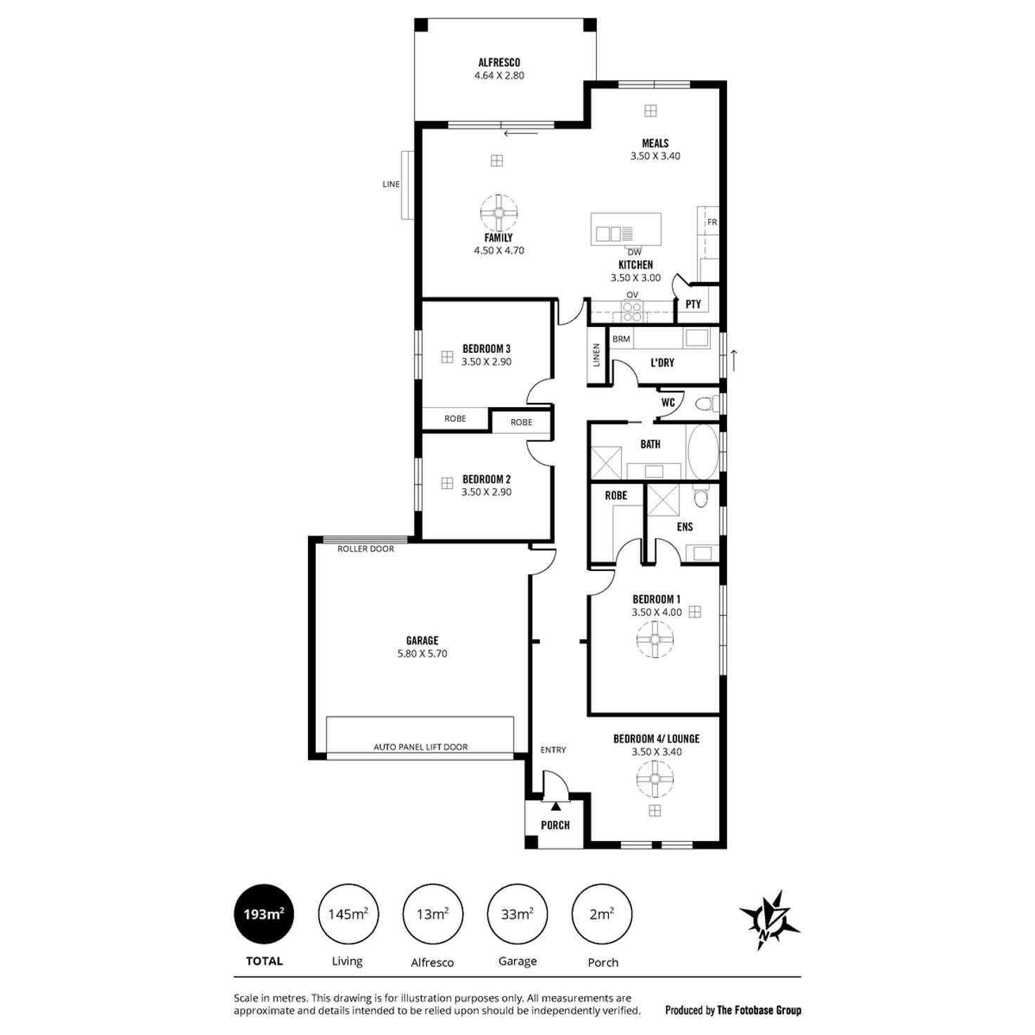 Floorplan of Homely house listing, 4 Union Station Drive, Seaford Meadows SA 5169
