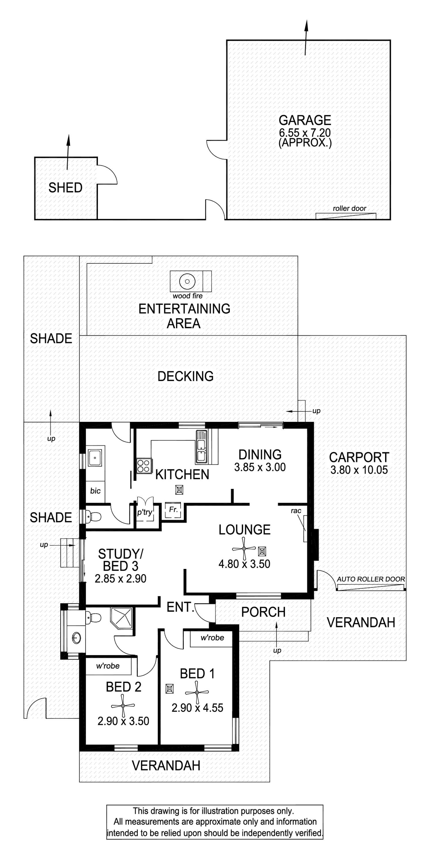 Floorplan of Homely house listing, 5 Bristol Street, Dover Gardens SA 5048