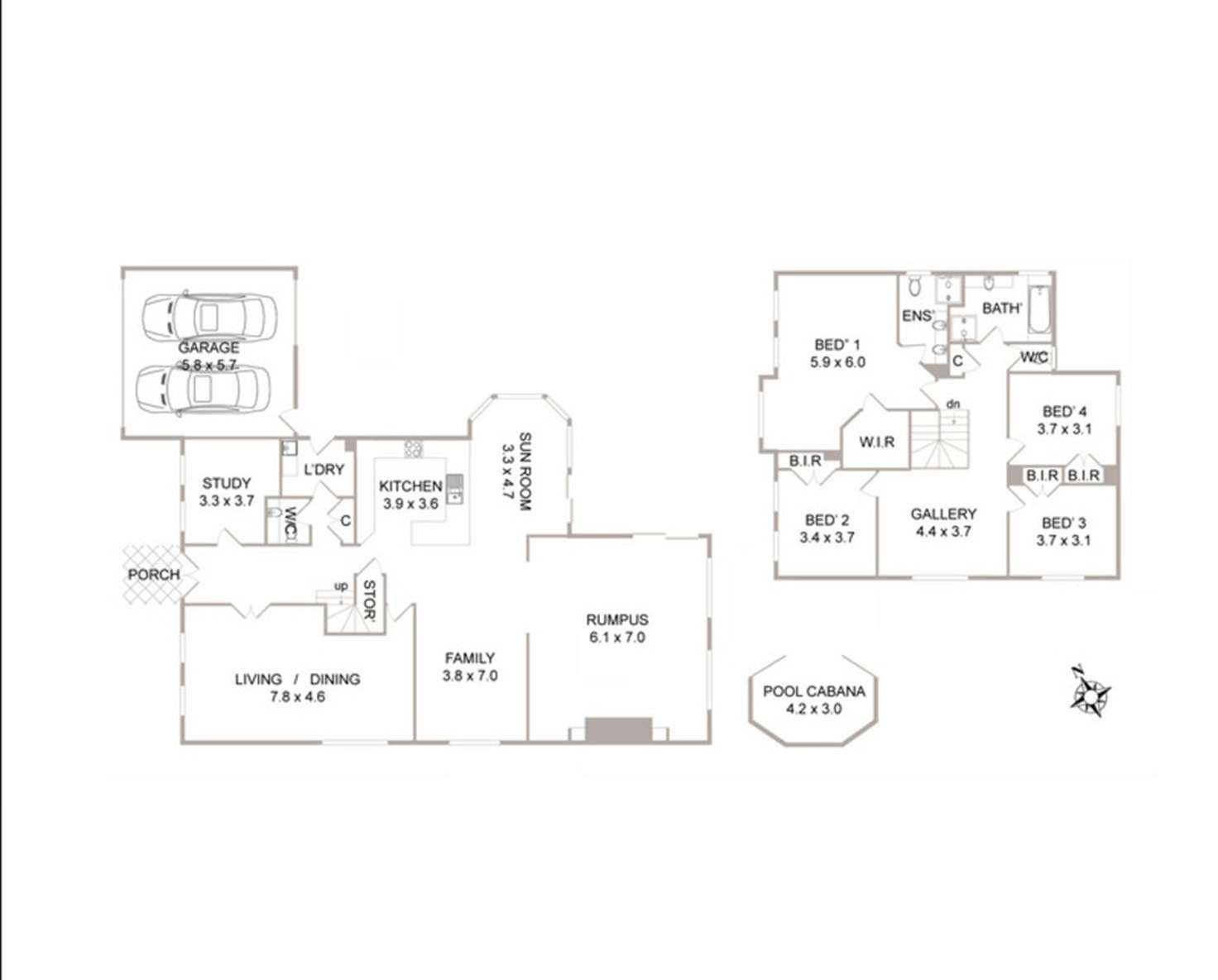 Floorplan of Homely house listing, 10 Fernleigh Close, Cherrybrook NSW 2126