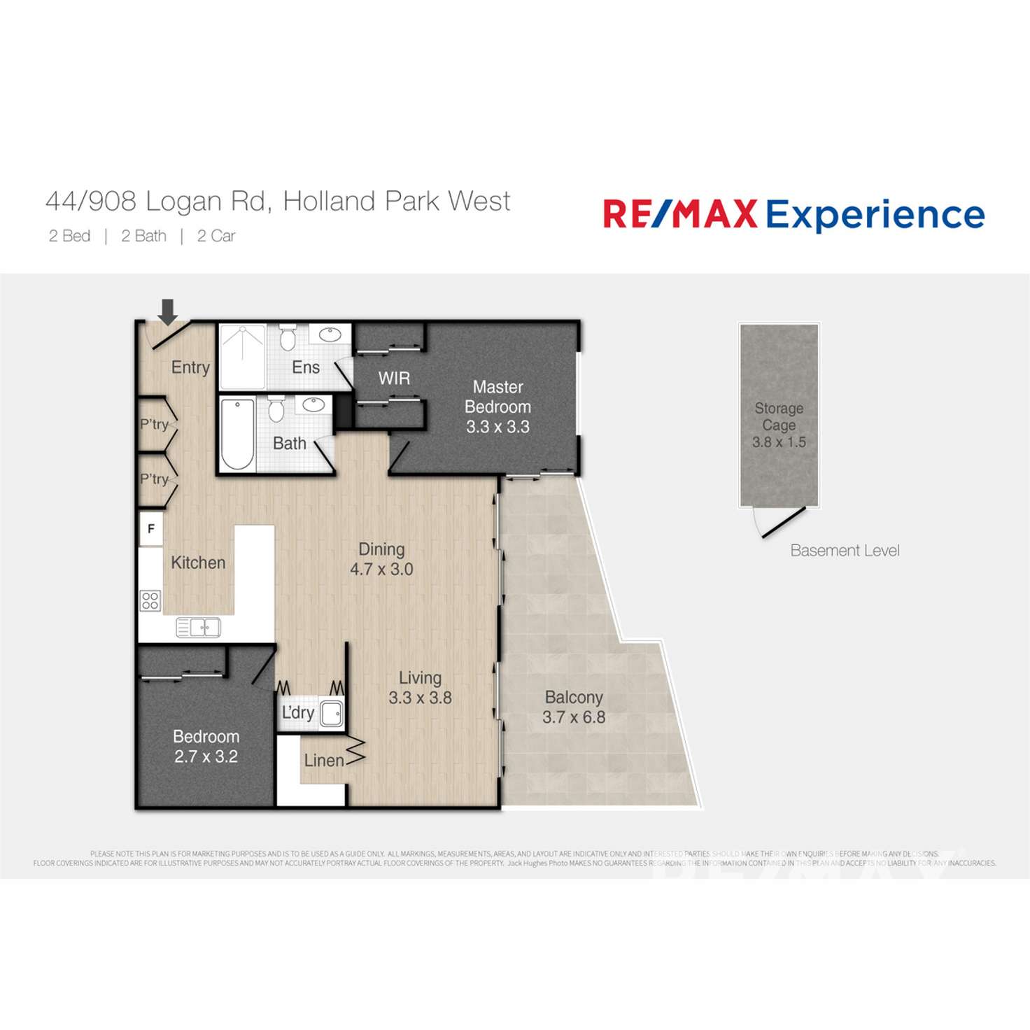Floorplan of Homely apartment listing, 44/902 Logan Road, Holland Park West QLD 4121