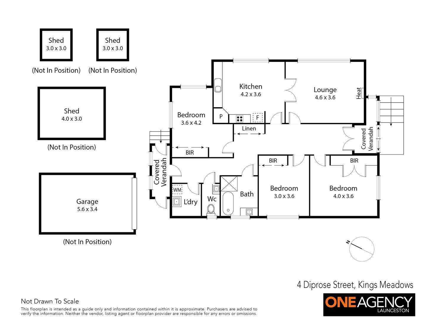 Floorplan of Homely house listing, 4 Diprose Street, Kings Meadows TAS 7249