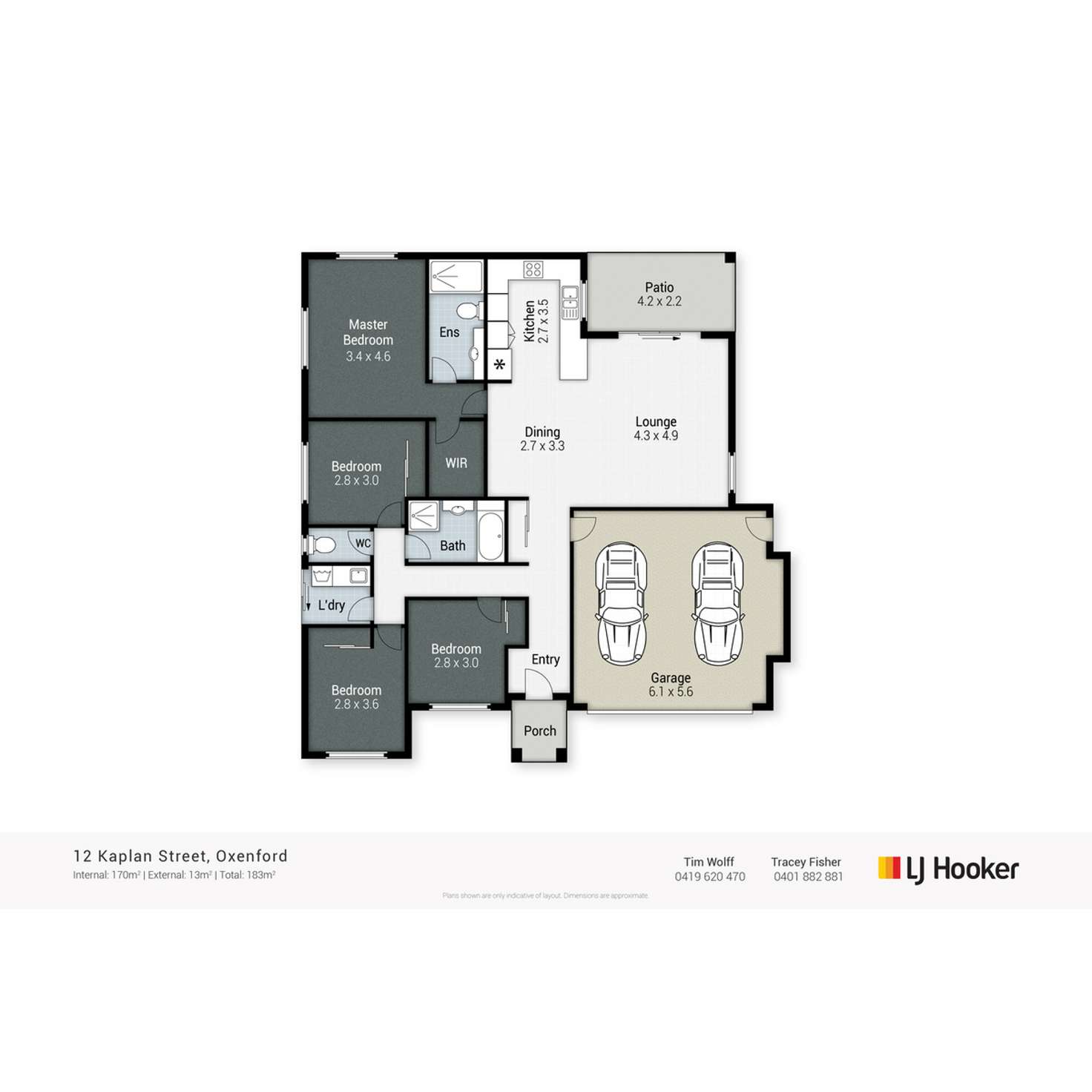 Floorplan of Homely house listing, 12 Kaplan Street, Oxenford QLD 4210