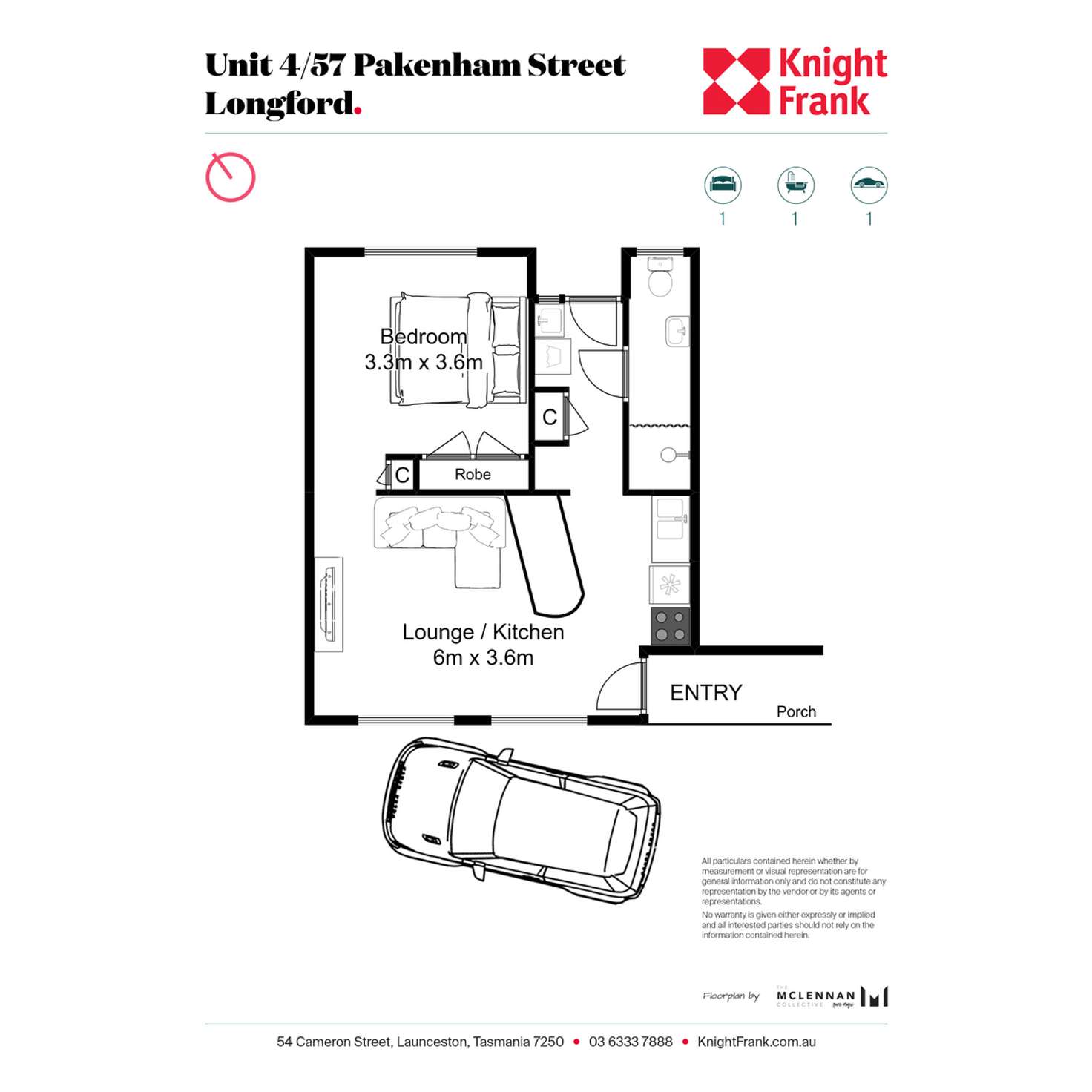 Floorplan of Homely blockOfUnits listing, 4/57 Pakenham Street, Longford TAS 7301