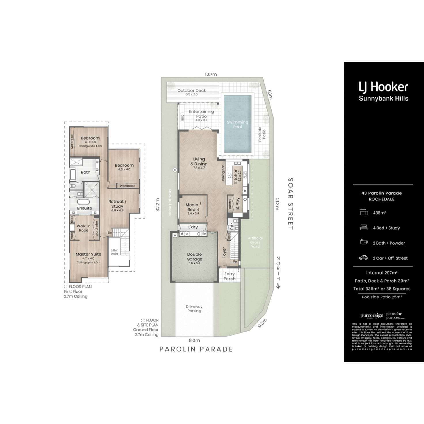 Floorplan of Homely house listing, 43 Parolin Parade, Rochedale QLD 4123