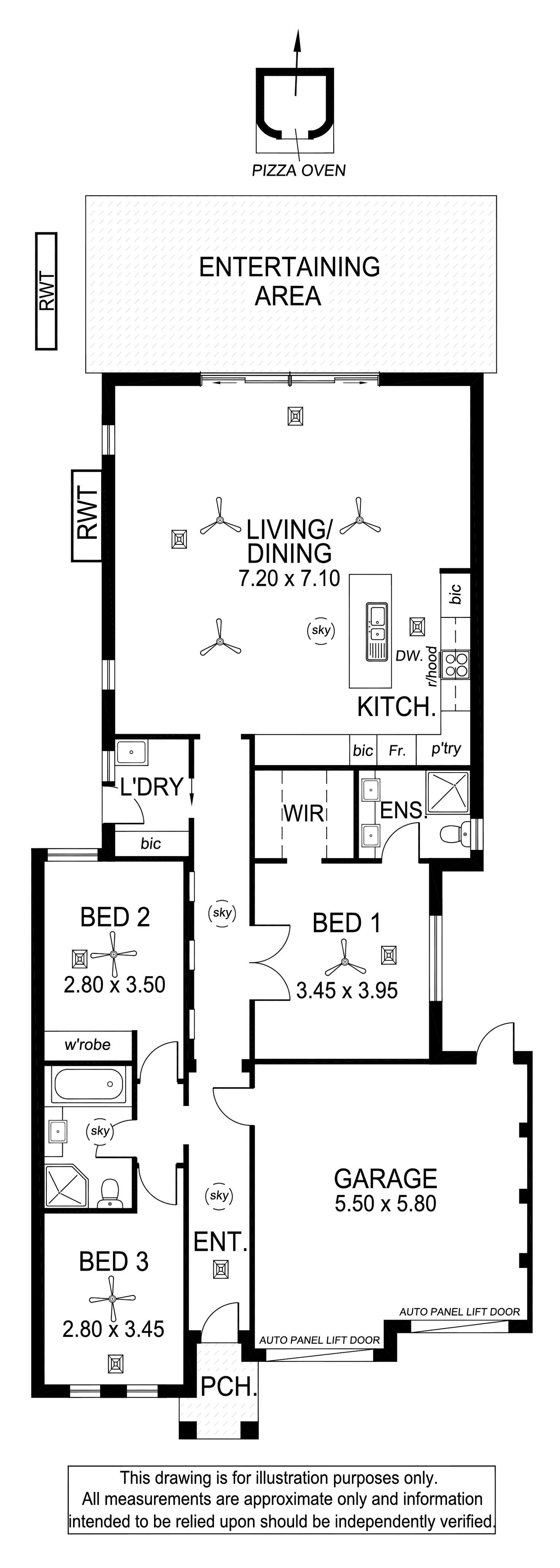 Floorplan of Homely house listing, 12A Parsons Grove, Park Holme SA 5043