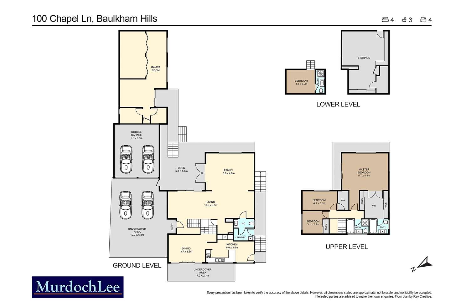 Floorplan of Homely house listing, 100 Chapel Lane, Baulkham Hills NSW 2153