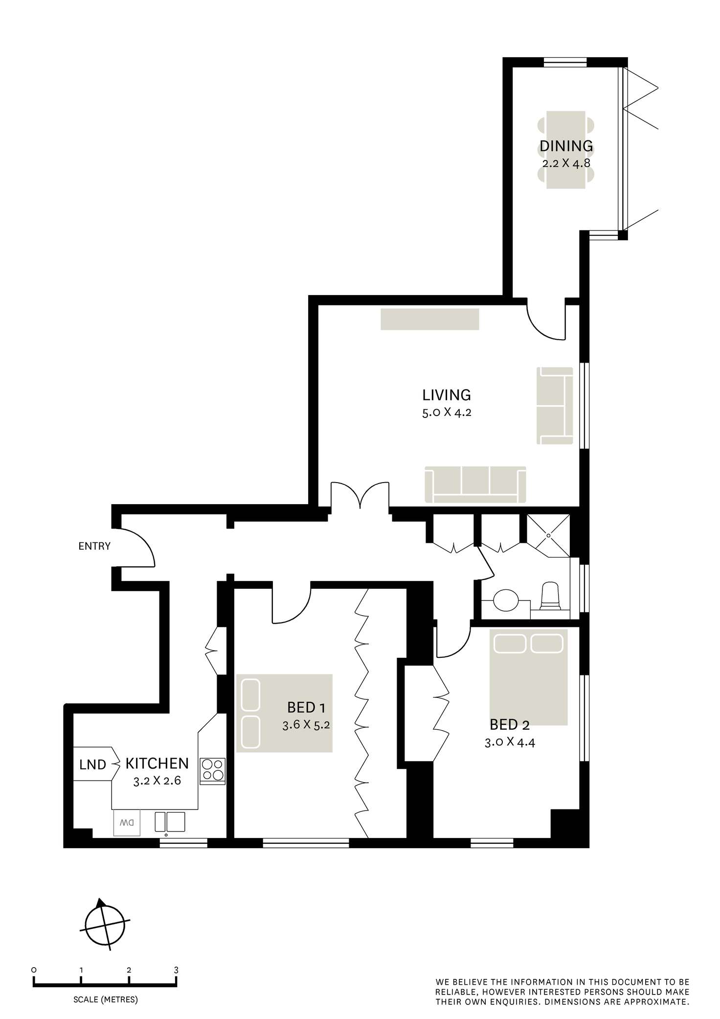 Floorplan of Homely apartment listing, 15a/10 Hardie Street, Darlinghurst NSW 2010