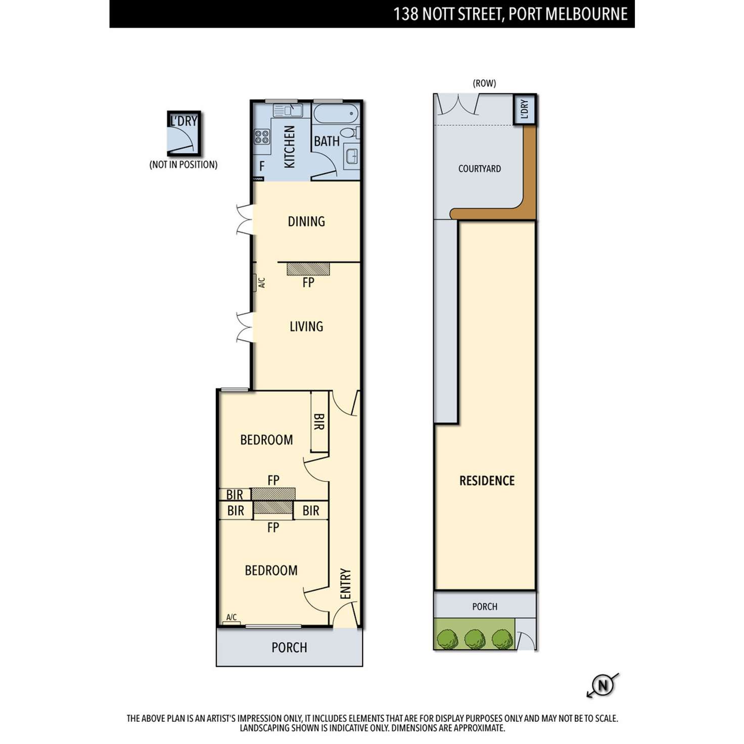 Floorplan of Homely house listing, 138 Nott Street, Port Melbourne VIC 3207