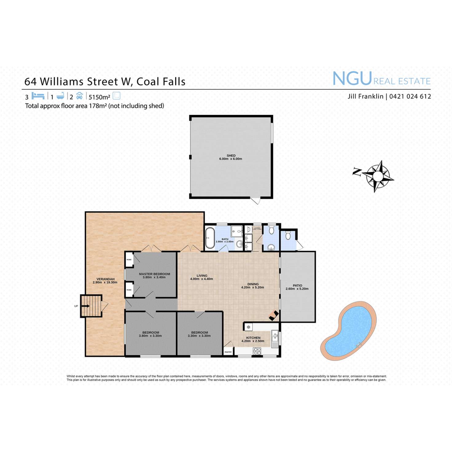 Floorplan of Homely house listing, 64 William Street West, Coalfalls QLD 4305