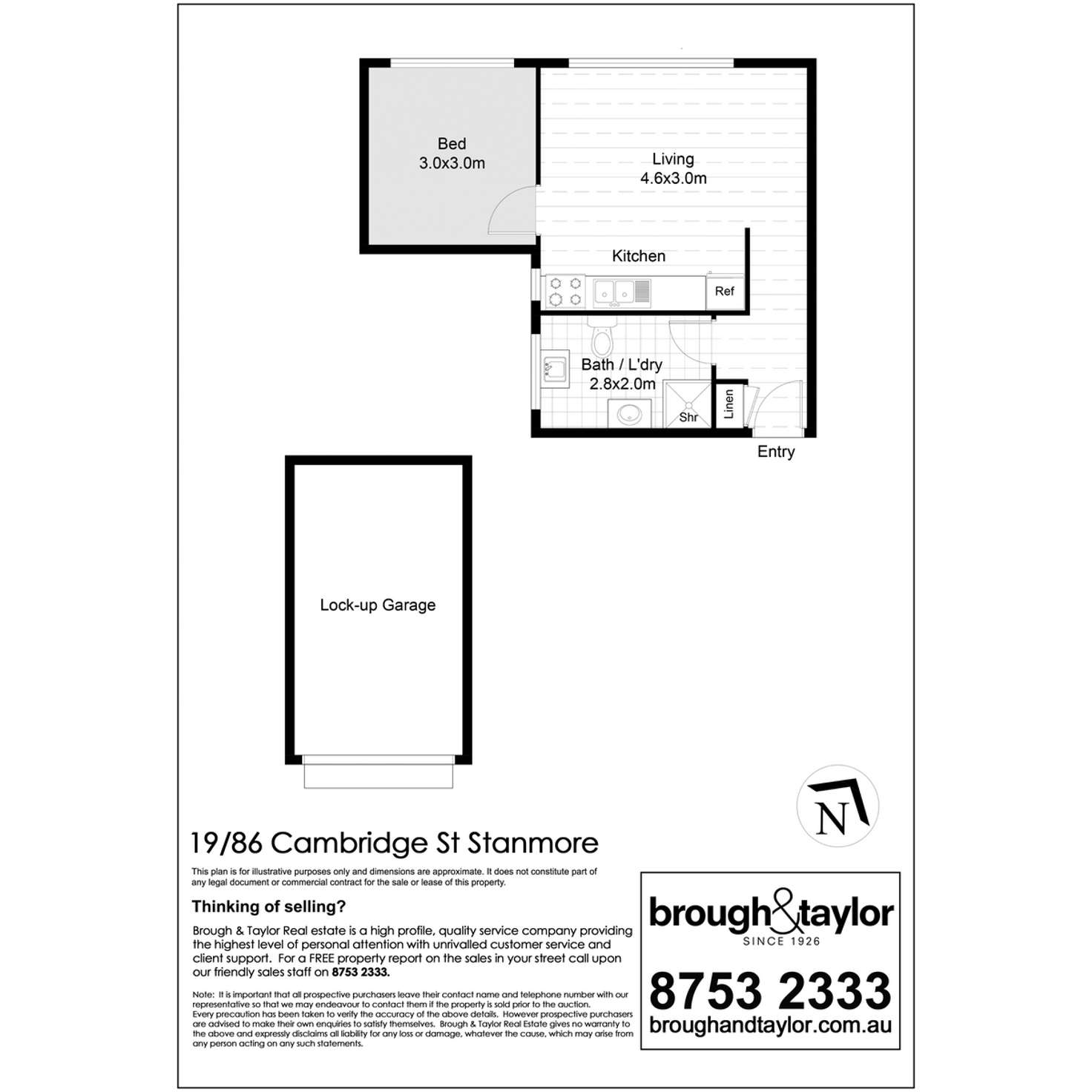 Floorplan of Homely apartment listing, 19/86 Cambridge Street, Stanmore NSW 2048