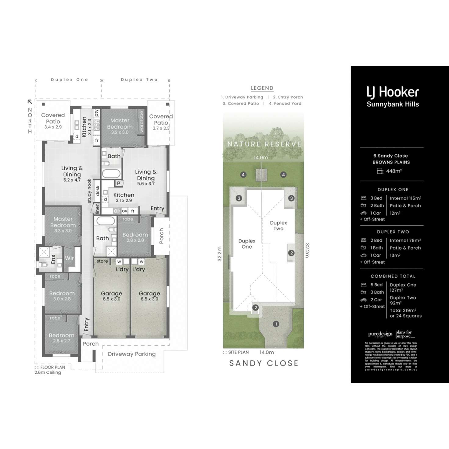 Floorplan of Homely semiDetached listing, 6 Sandy Close, Browns Plains QLD 4118