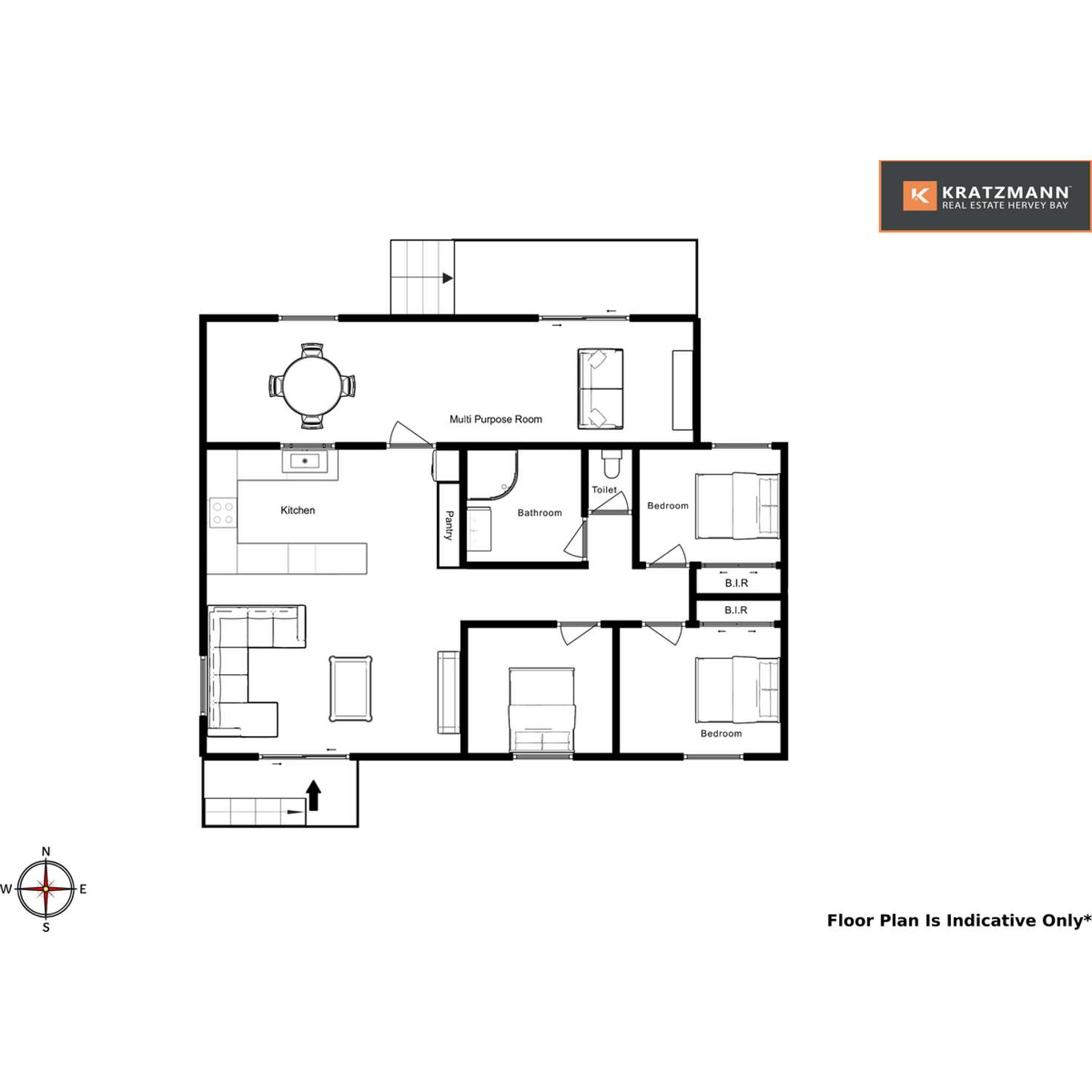 Floorplan of Homely house listing, 80 Swan Drive, Booral QLD 4655