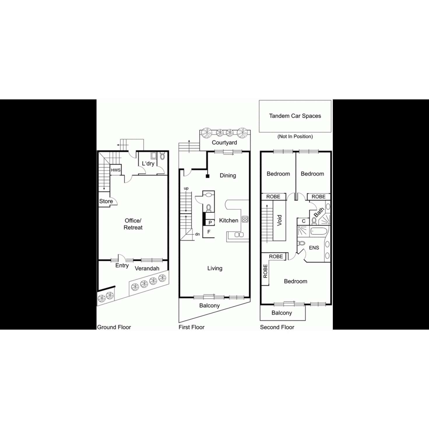 Floorplan of Homely townhouse listing, 11/105 Beach Street, Port Melbourne VIC 3207