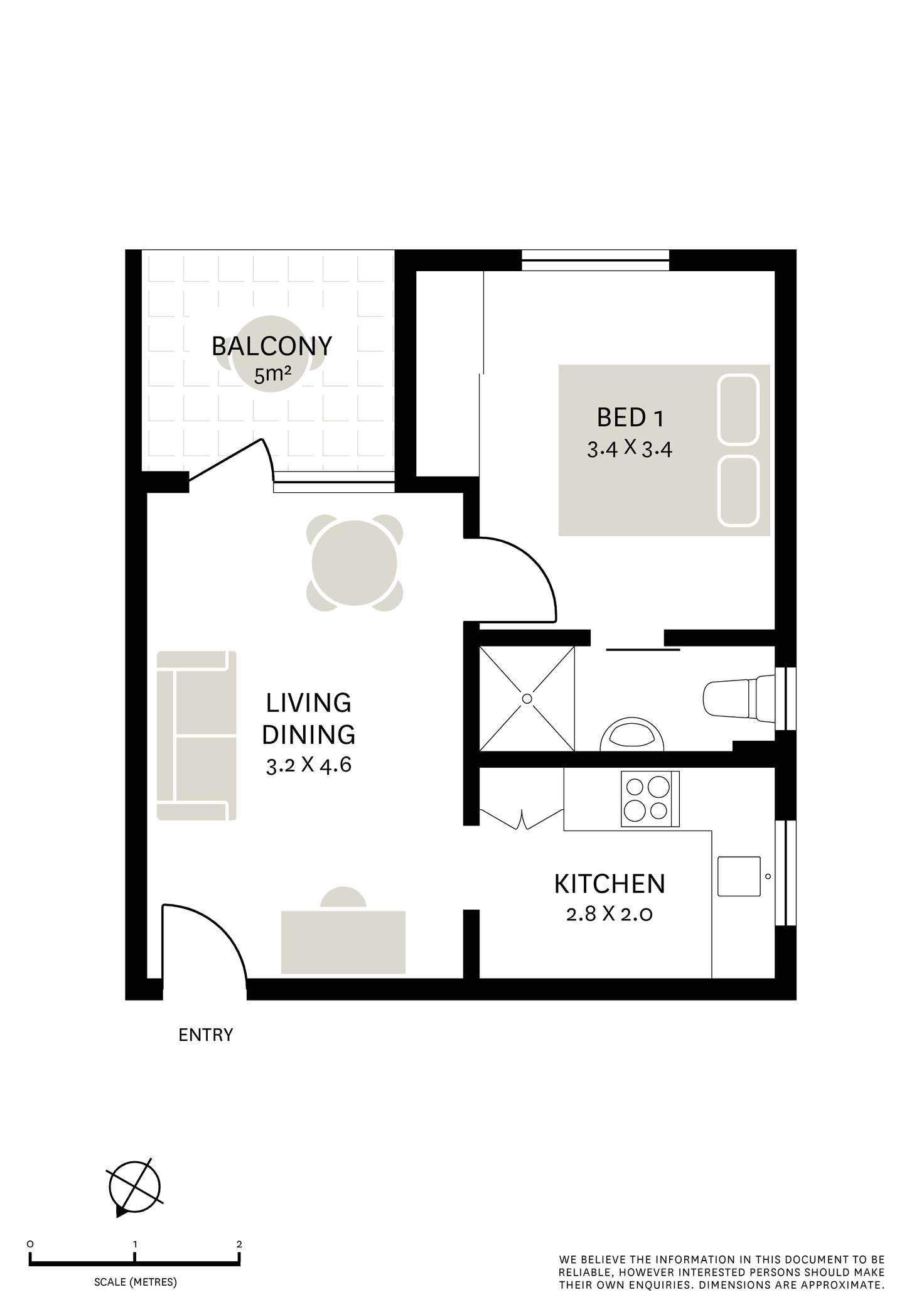 Floorplan of Homely apartment listing, 3/38 Arthur Street, Balmain NSW 2041