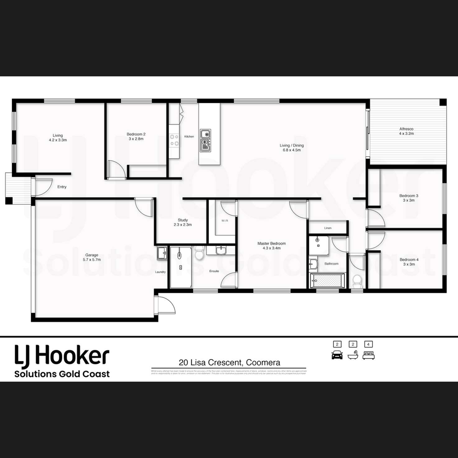 Floorplan of Homely house listing, 20 Lisa Crescent, Coomera QLD 4209