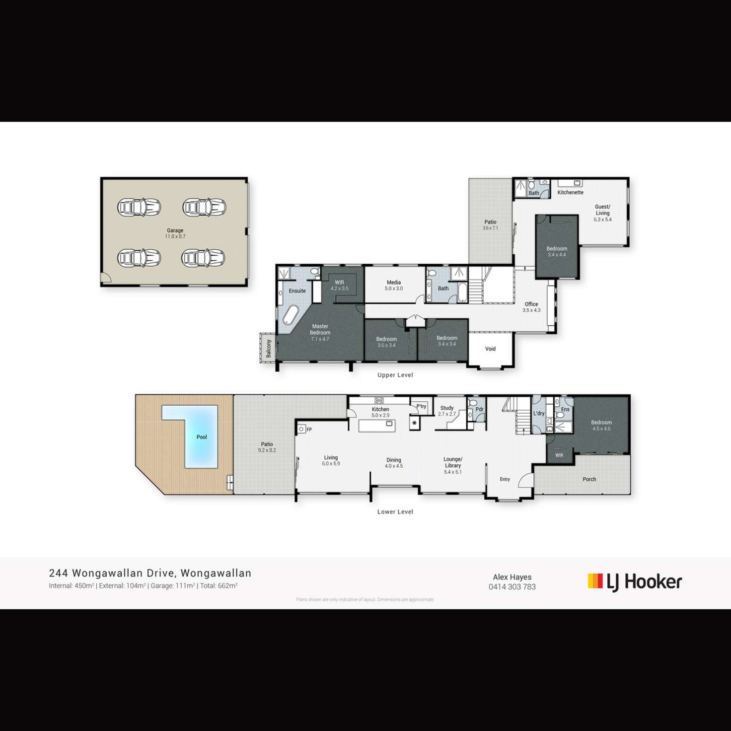Floorplan of Homely house listing, 244 Wongawallan Drive, Wongawallan QLD 4210