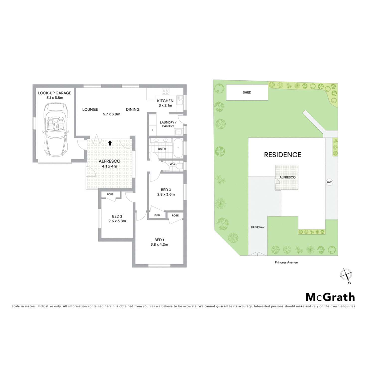 Floorplan of Homely house listing, 2 Princess Avenue, Ballina NSW 2478