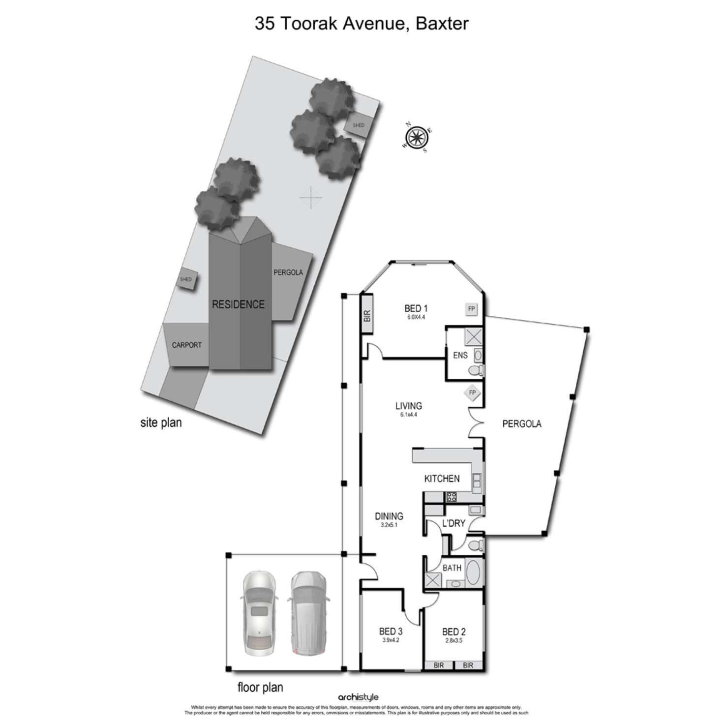 Floorplan of Homely house listing, 35 Toorak Avenue, Baxter VIC 3911